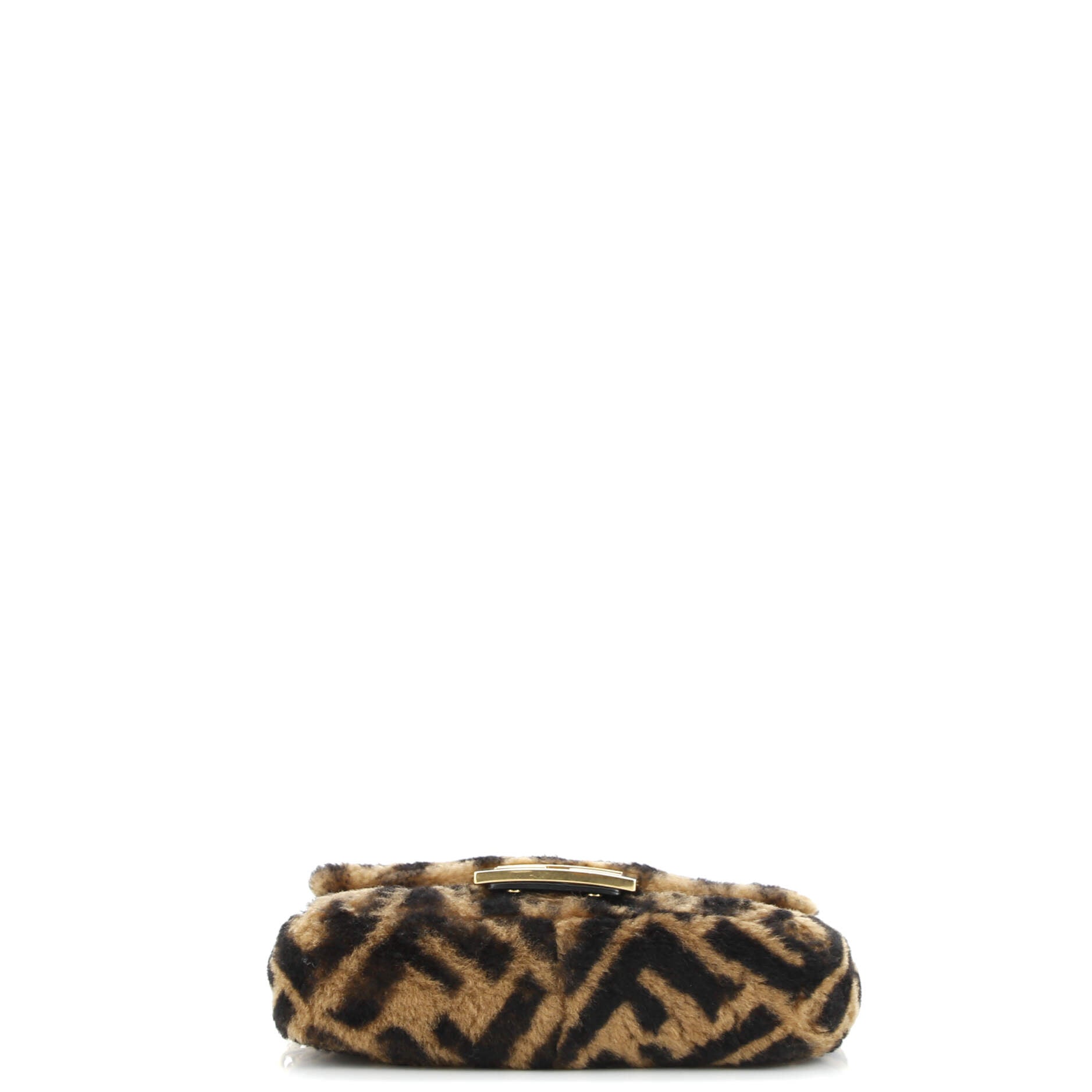 Fendi Baguette NM Bag Zucca Shearling Mini