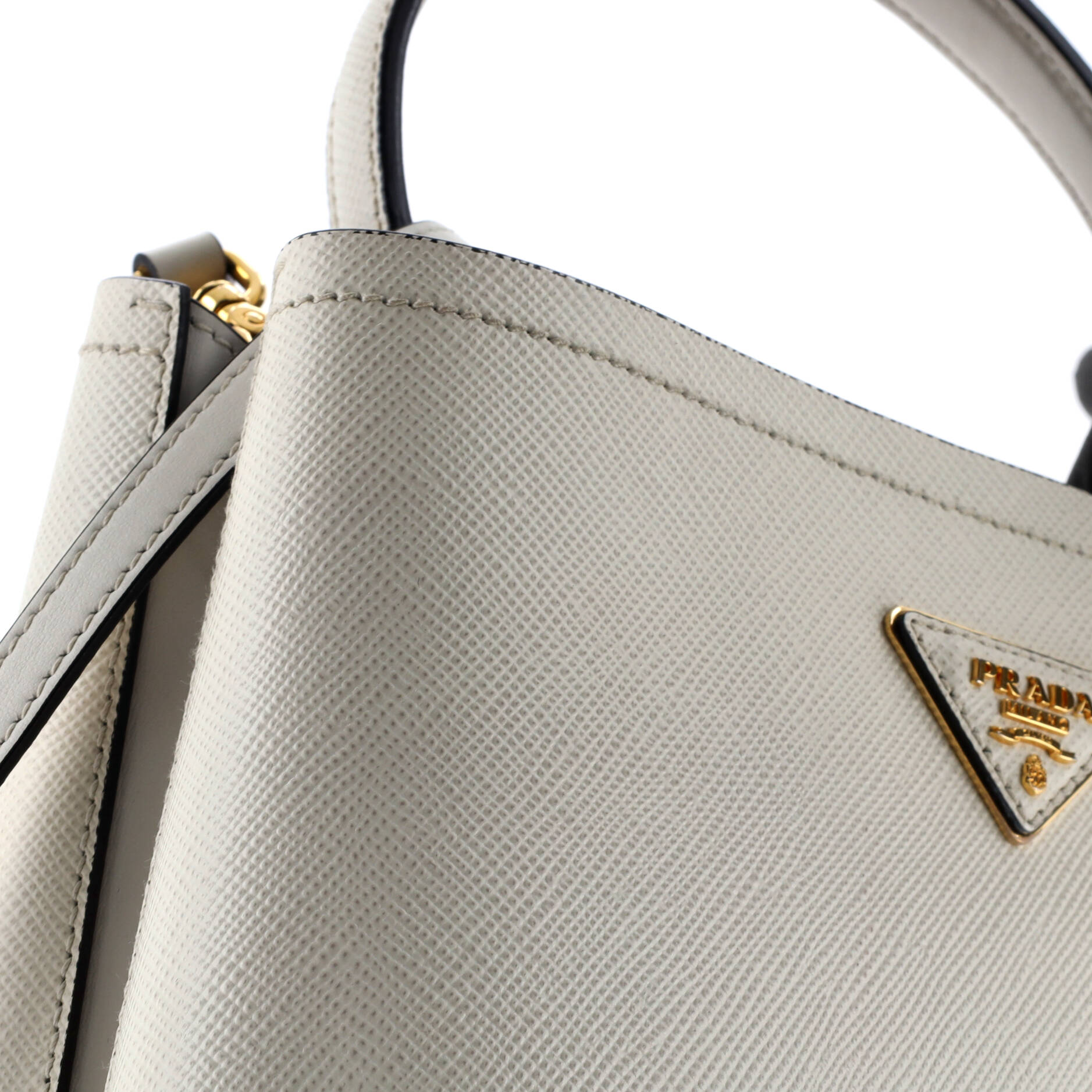 Prada Panier Bucket Bag Saffiano Leather Medium