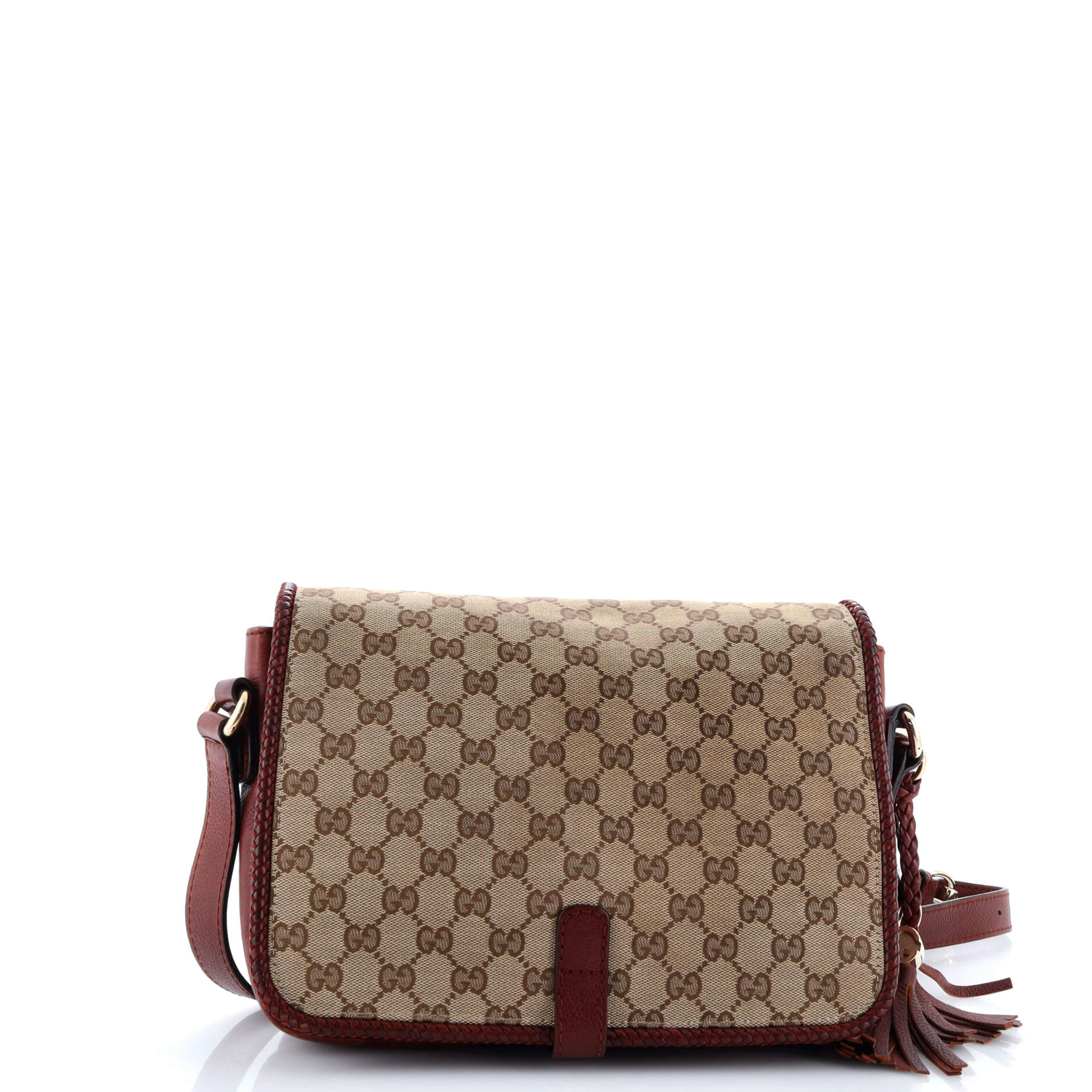 Gucci Marrakech Messenger Bag GG Canvas with Leather Medium