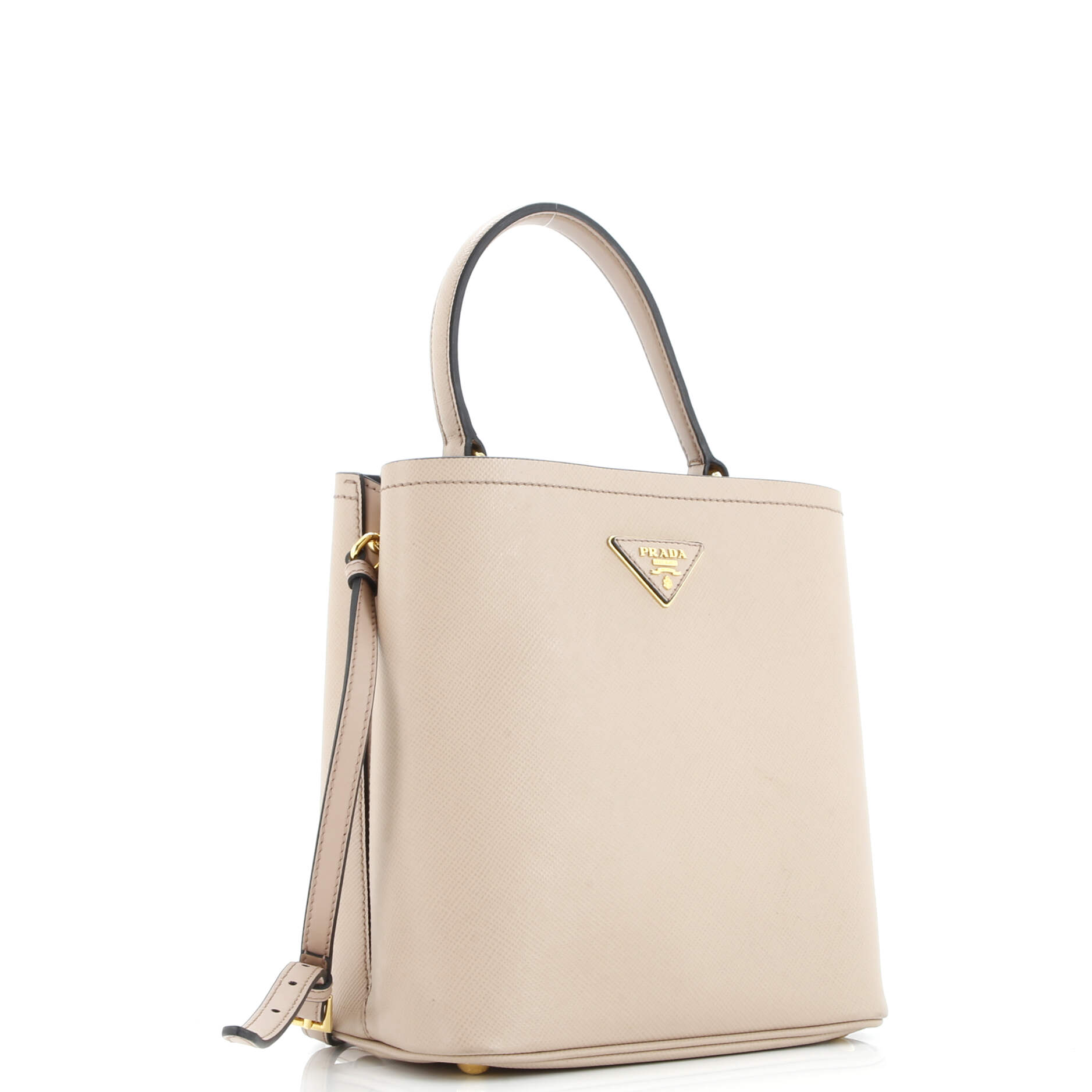 Prada Panier Bucket Bag Saffiano Leather Medium