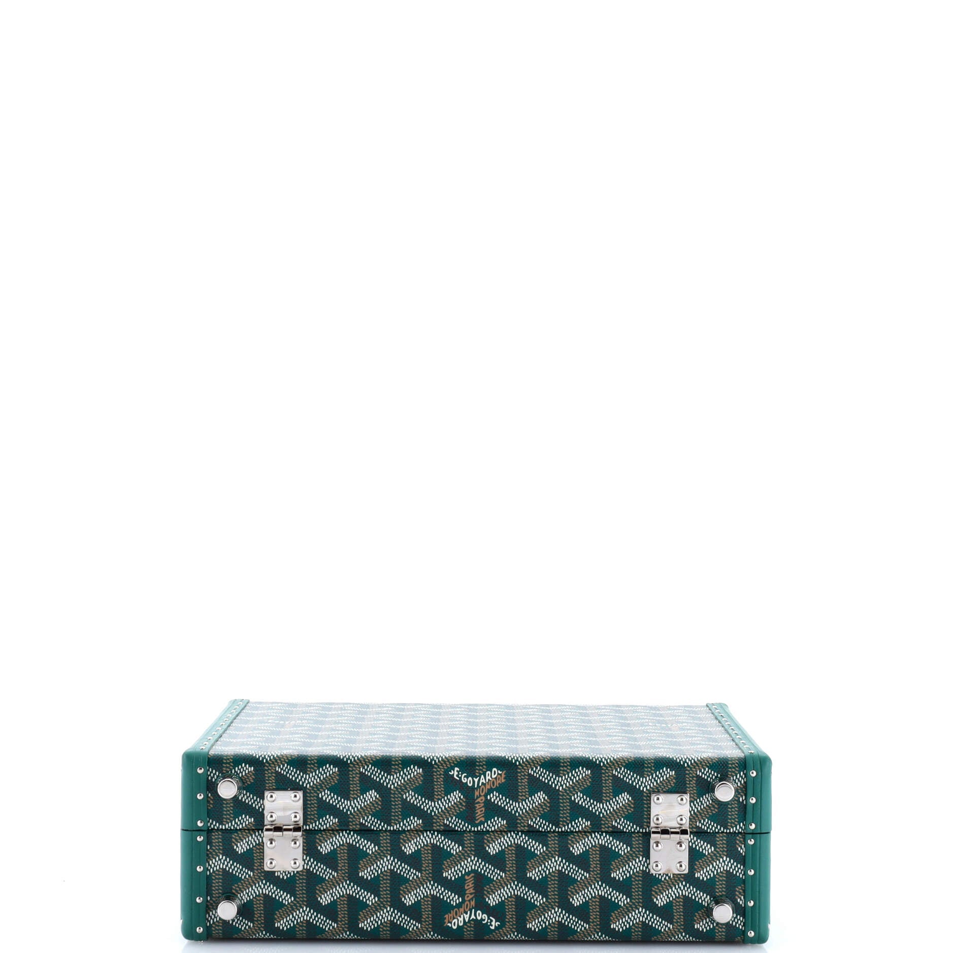 Goyard Grand Hotel Trunk Bag Coated Canvas PM
