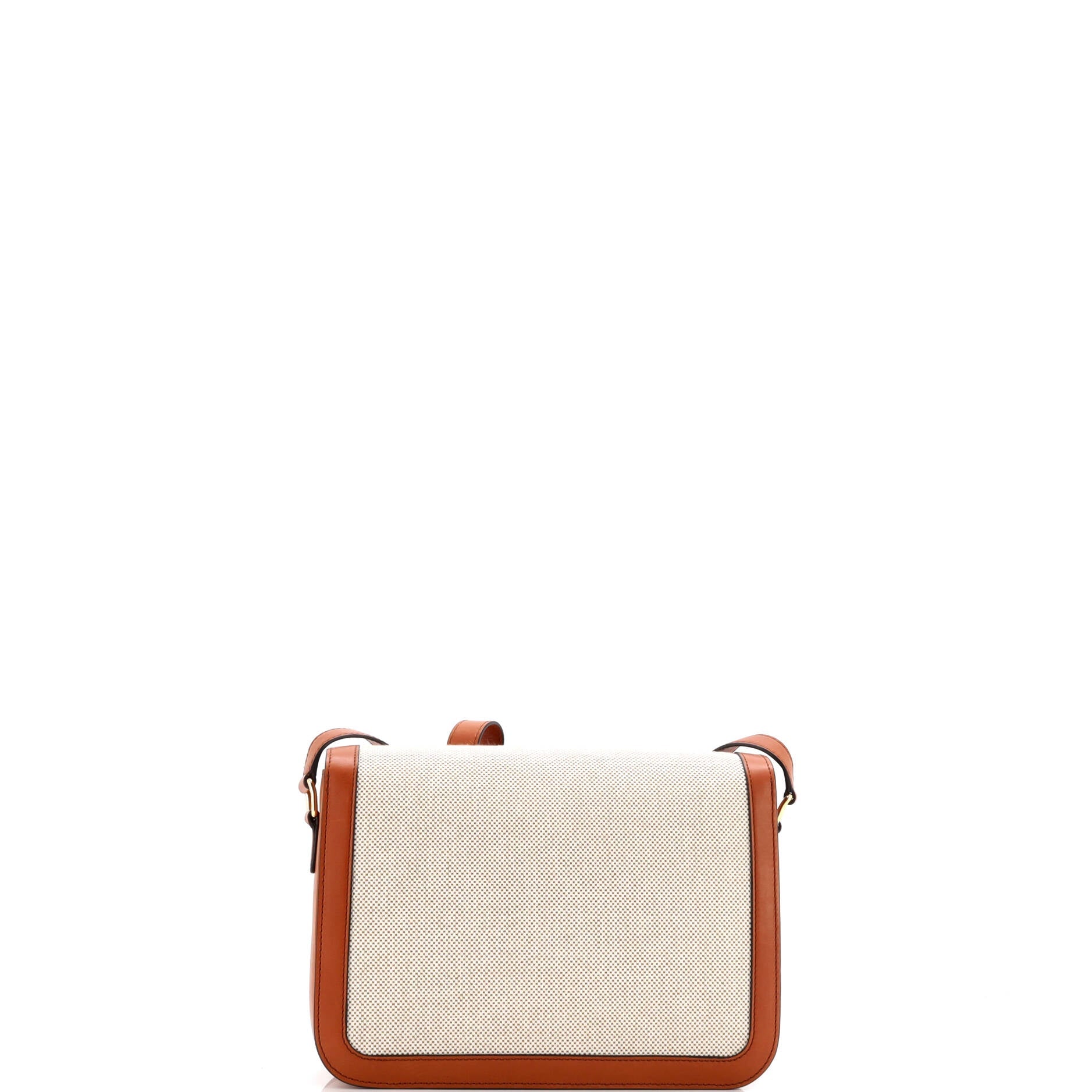 Celine Triomphe Shoulder Bag Canvas with Leather Medium