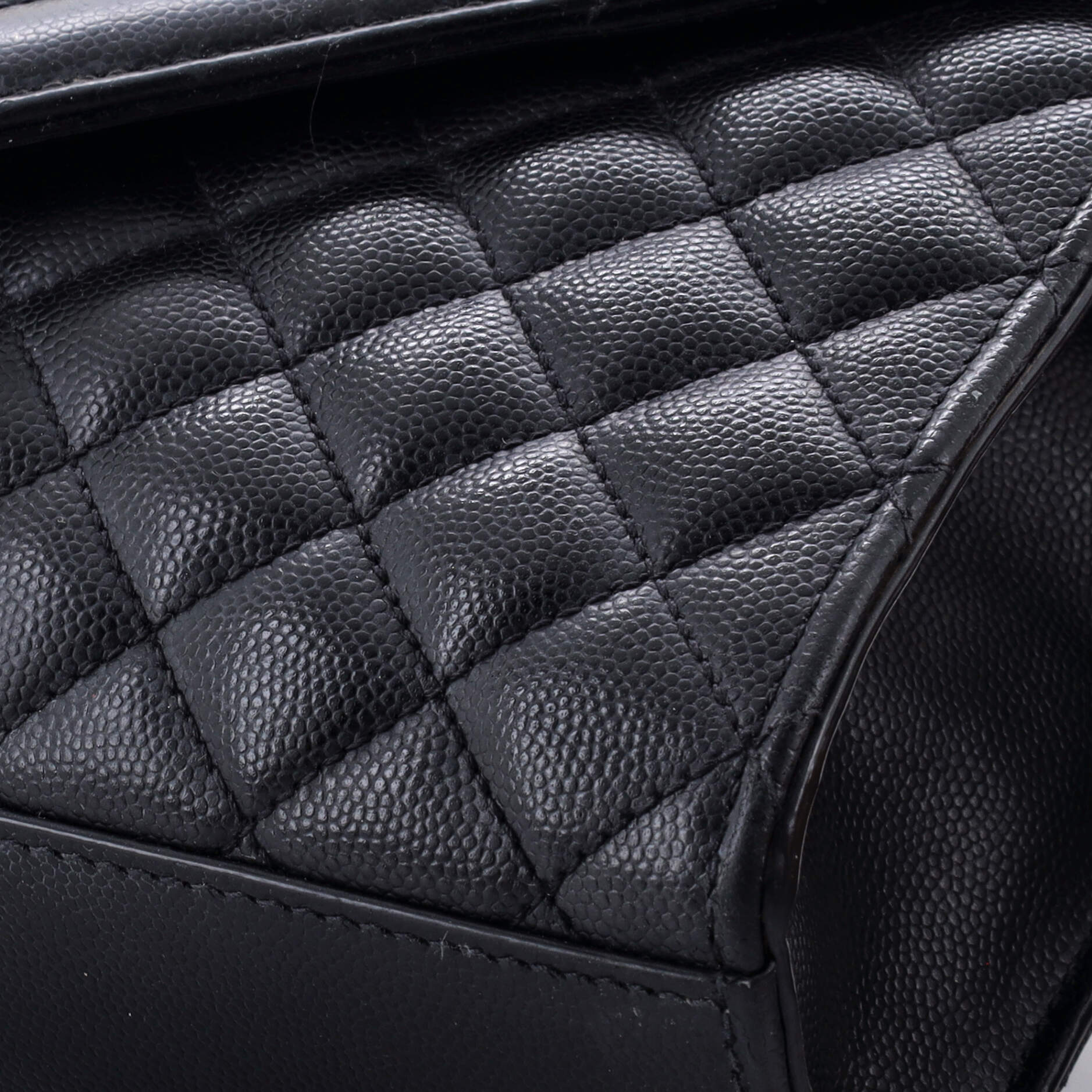 Saint Laurent Classic Monogram Envelope Satchel Mixed Matelasse Leather Medium