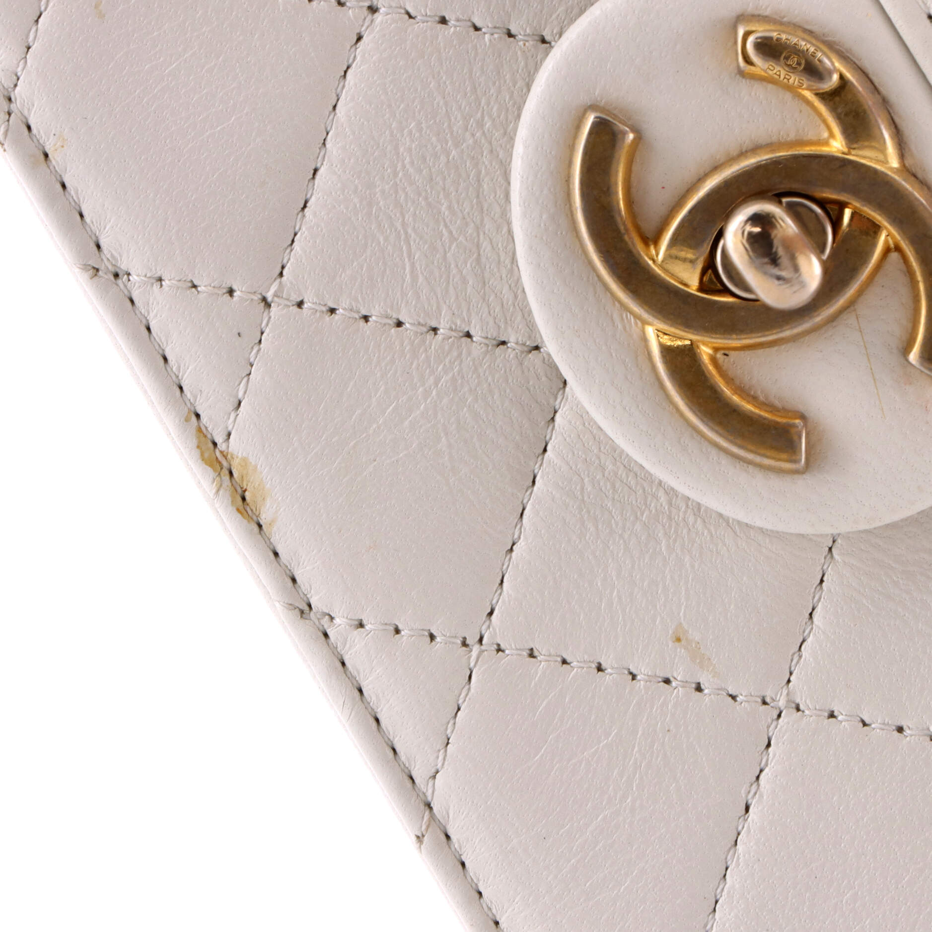 Chanel Chic Pearls Flap Bag Quilted Goatskin with Acrylic Beads Mini