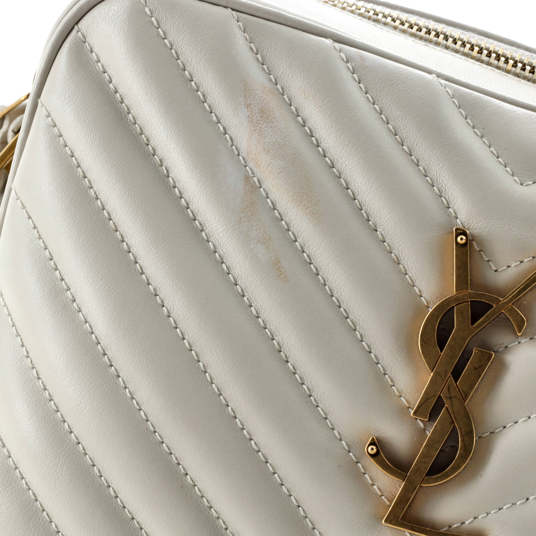 Saint Laurent Lou Camera Bag Matelasse Chevron Leather Small