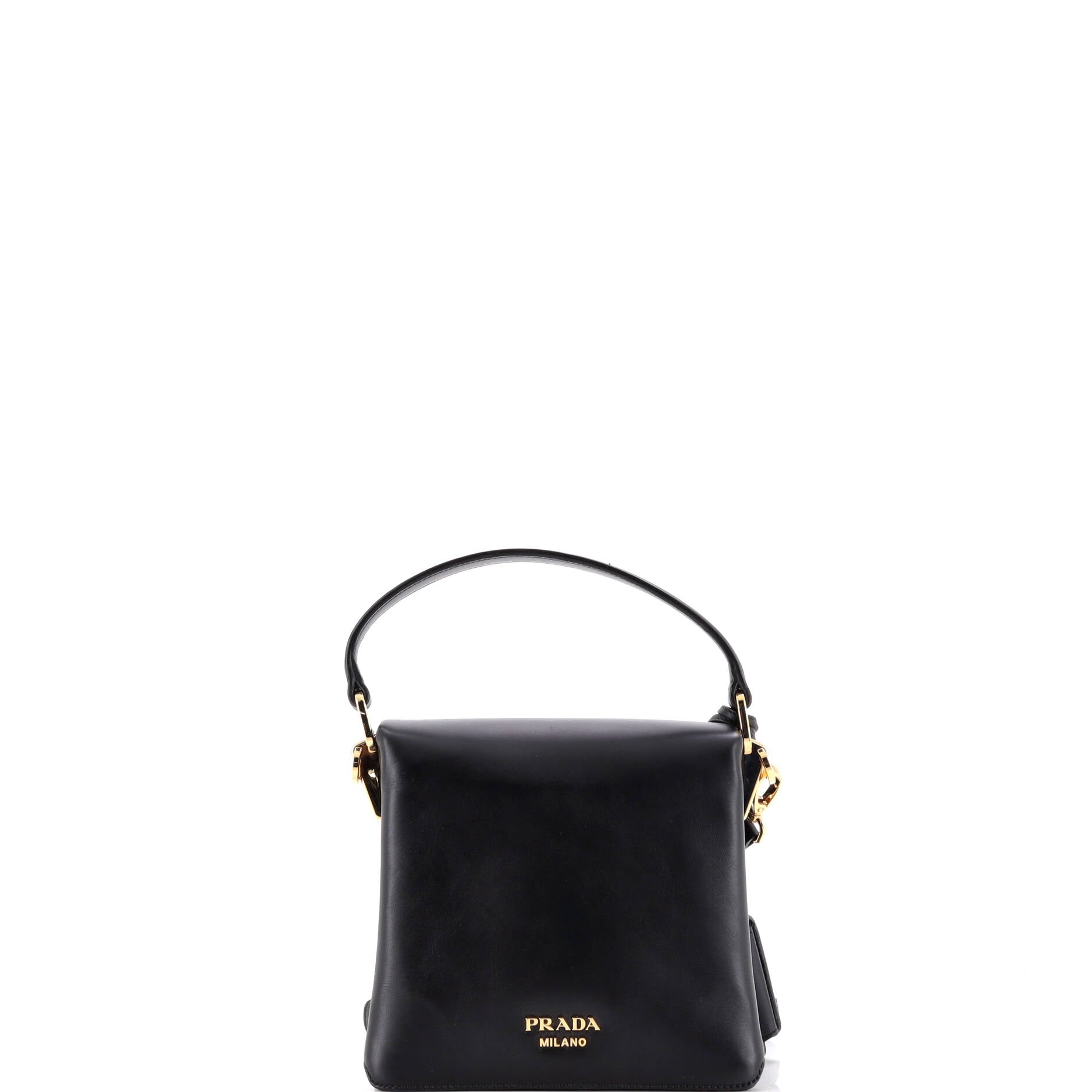 Prada Ingrid Top Handle Flap Bag New Calf Small