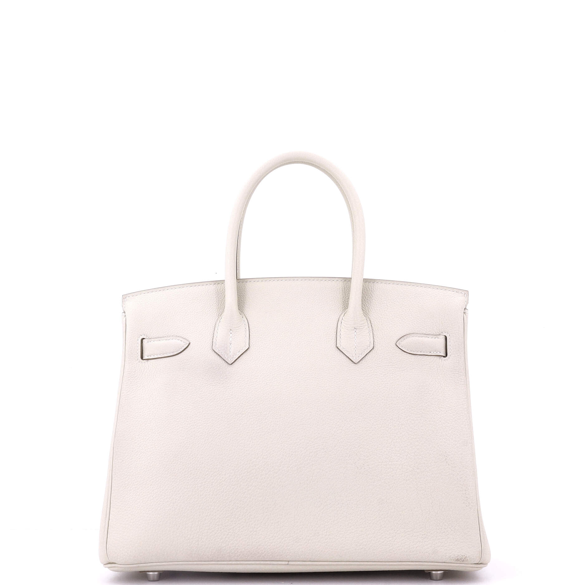 Hermes Birkin Handbag Light Togo with Palladium Hardware 30