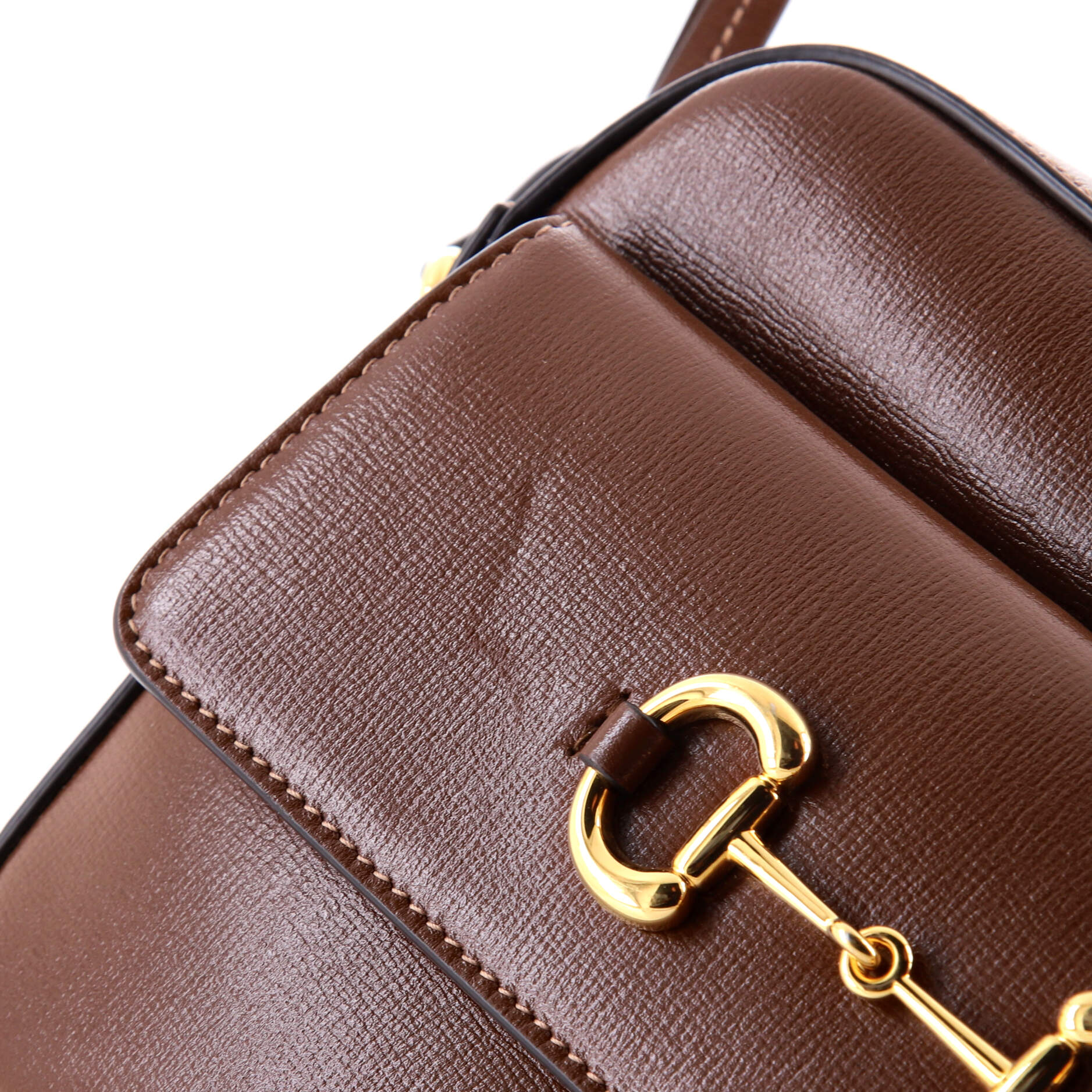 Gucci Horsebit 1955 Flap Pocket Camera Bag Leather Small