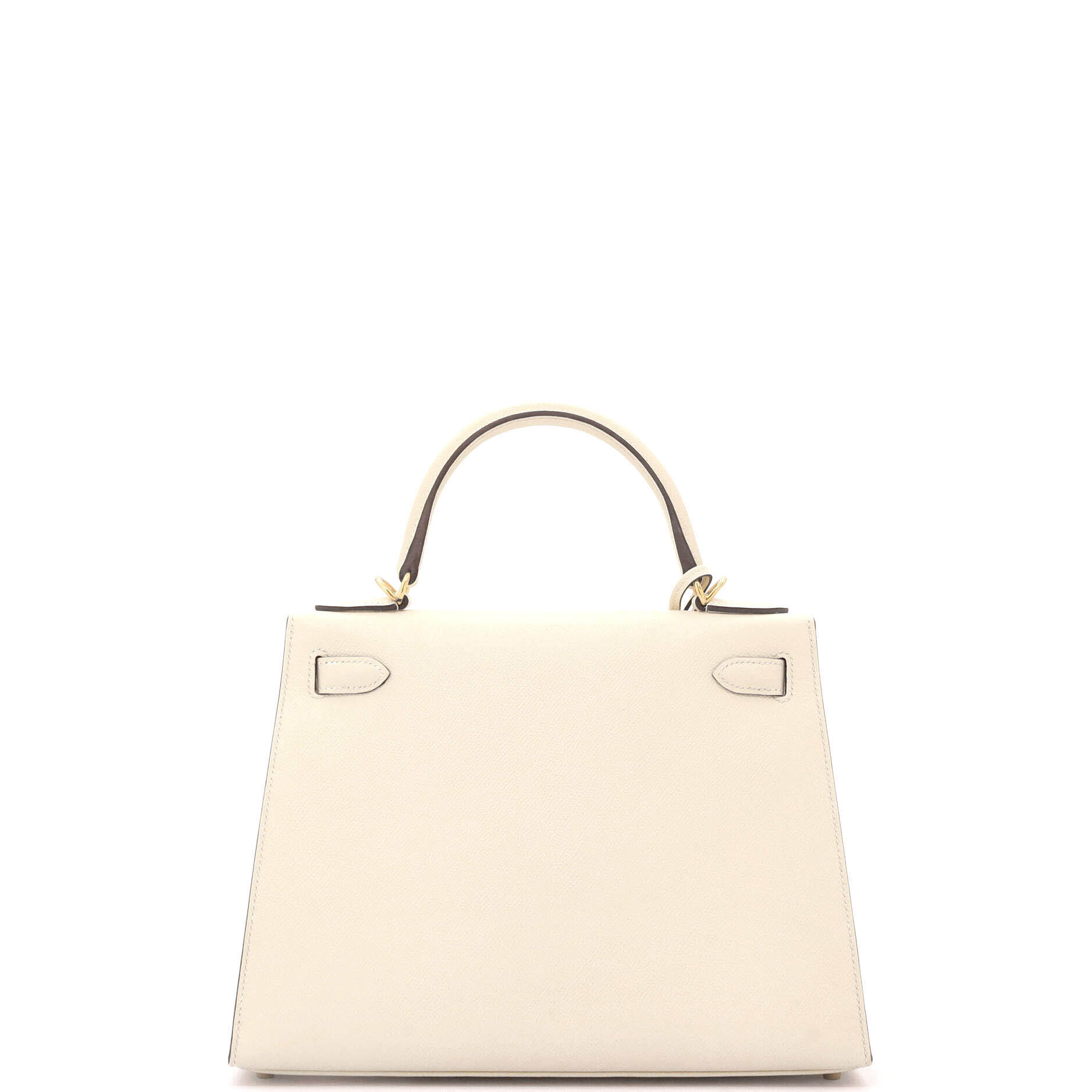 Hermes Kelly Handbag Light Epsom with Gold Hardware 28