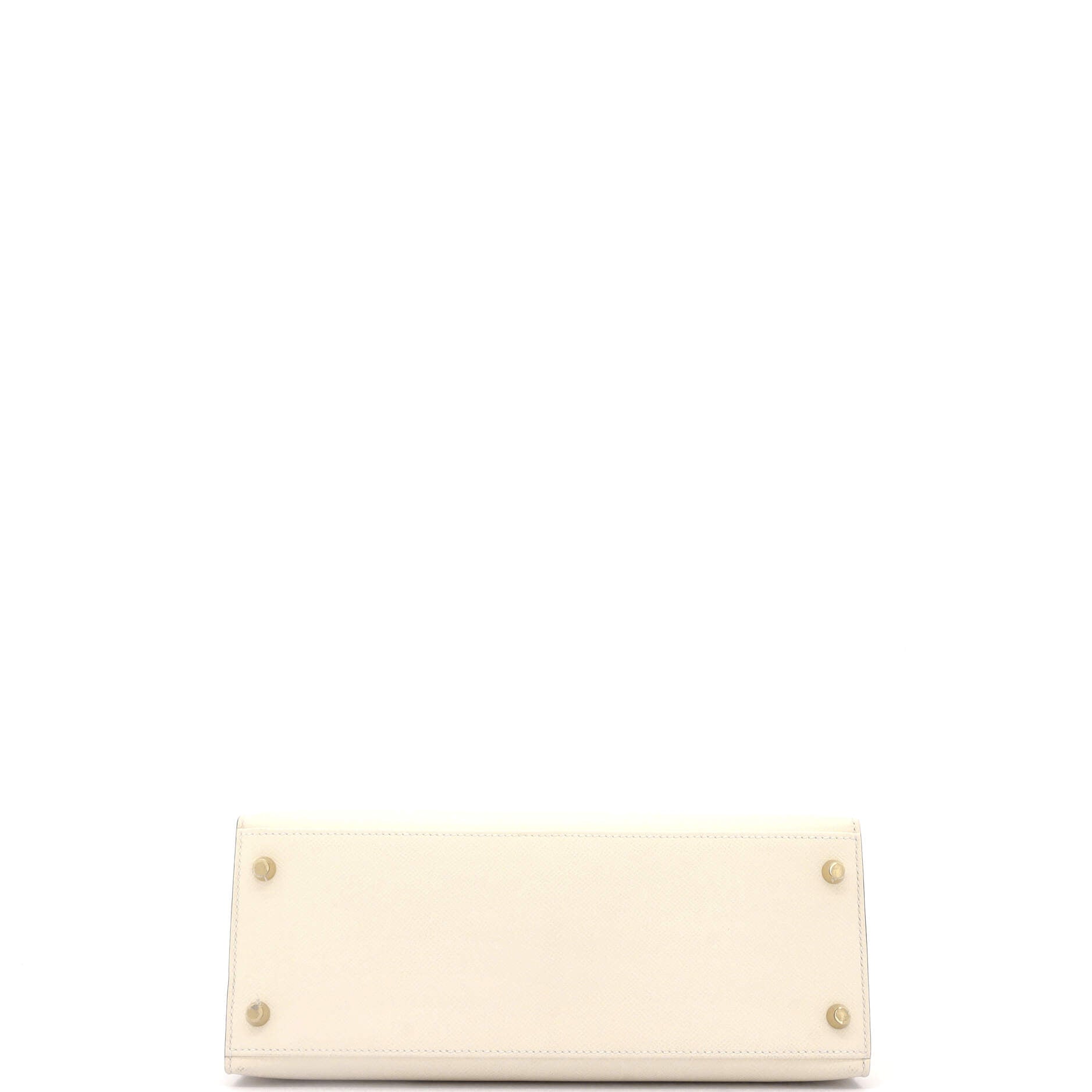 Hermes Kelly Handbag Light Epsom with Gold Hardware 28