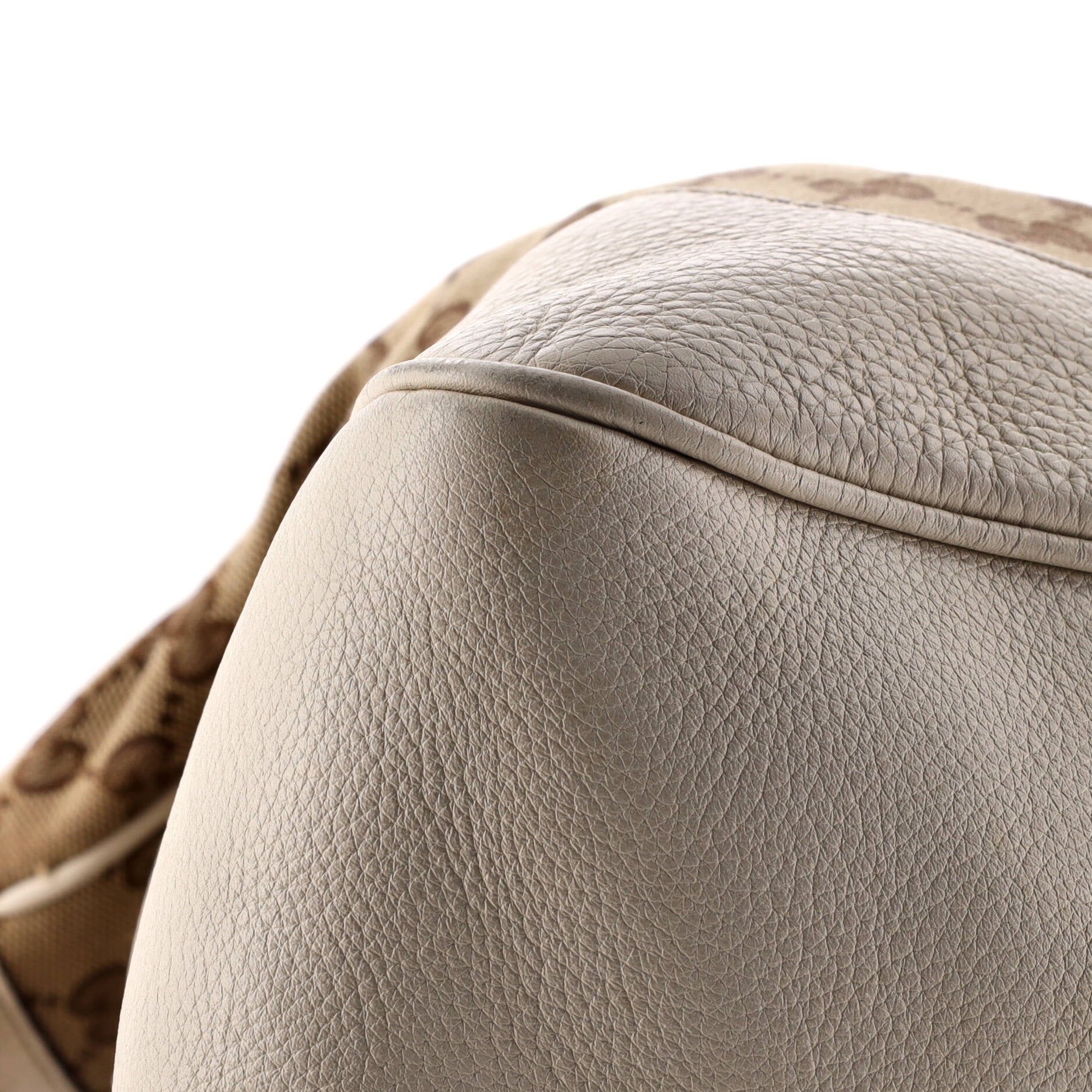 Gucci Diana Bamboo Shoulder Bag GG Canvas Medium