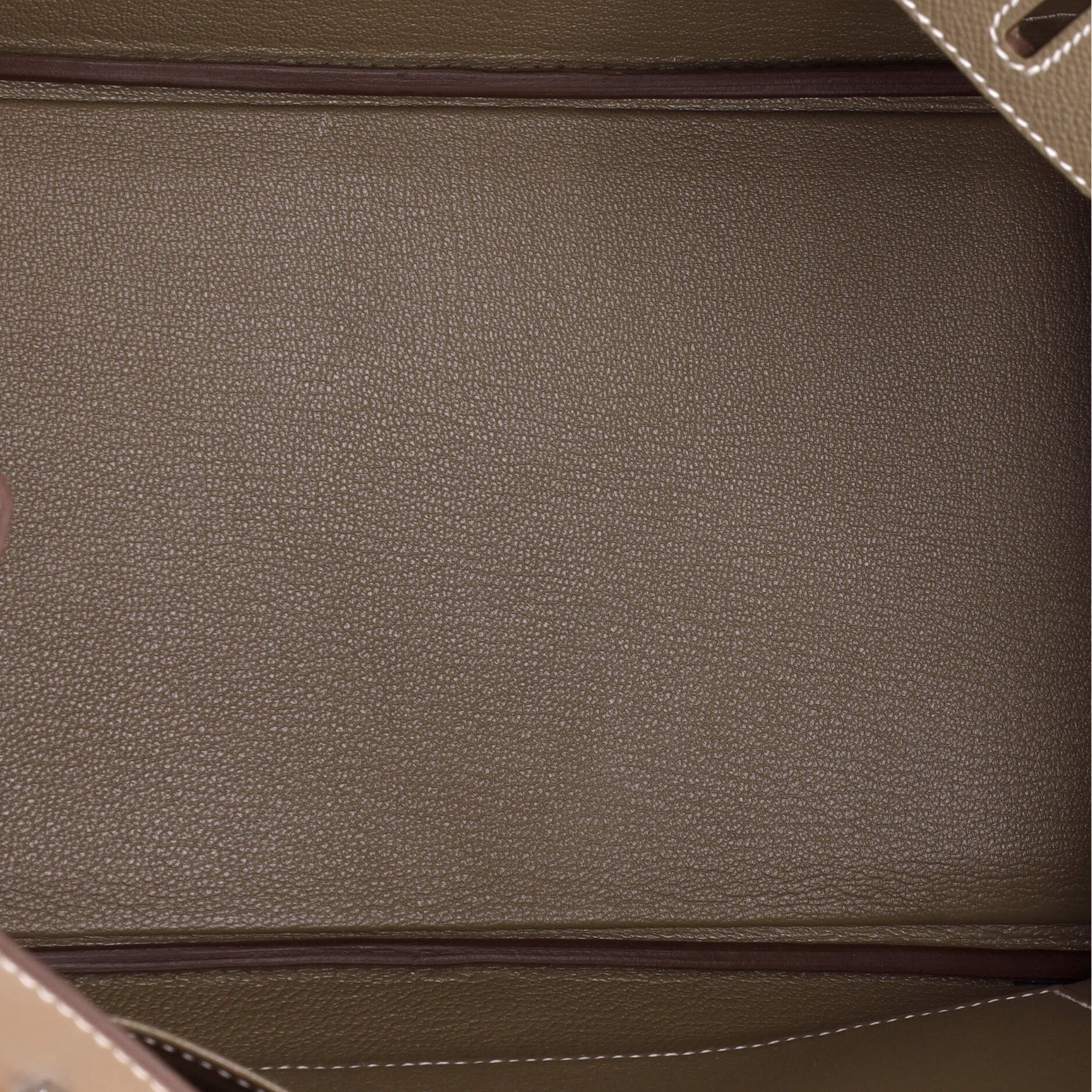 Hermes Birkin Handbag Grey Epsom with Palladium Hardware 30