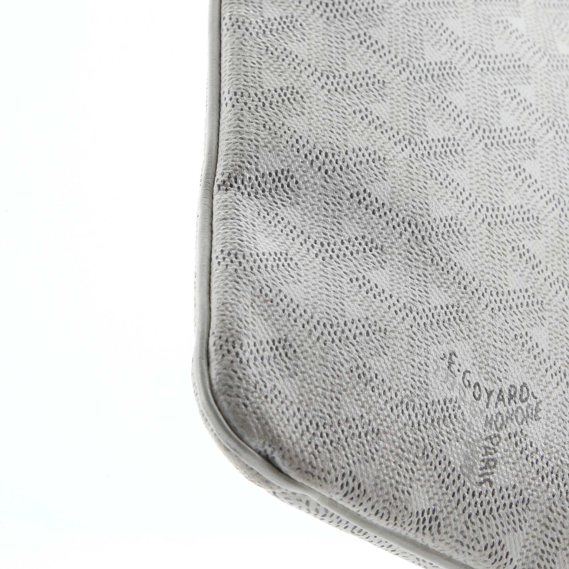 Goyard Senat Zip Pouch Coated Canvas MM