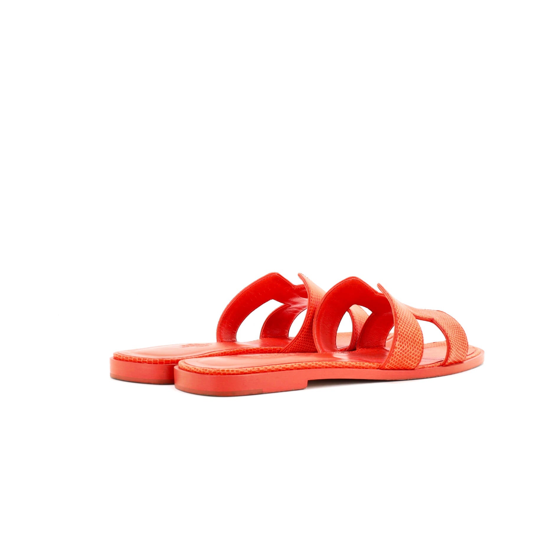 Hermes Women's Oran Sandals Lizard