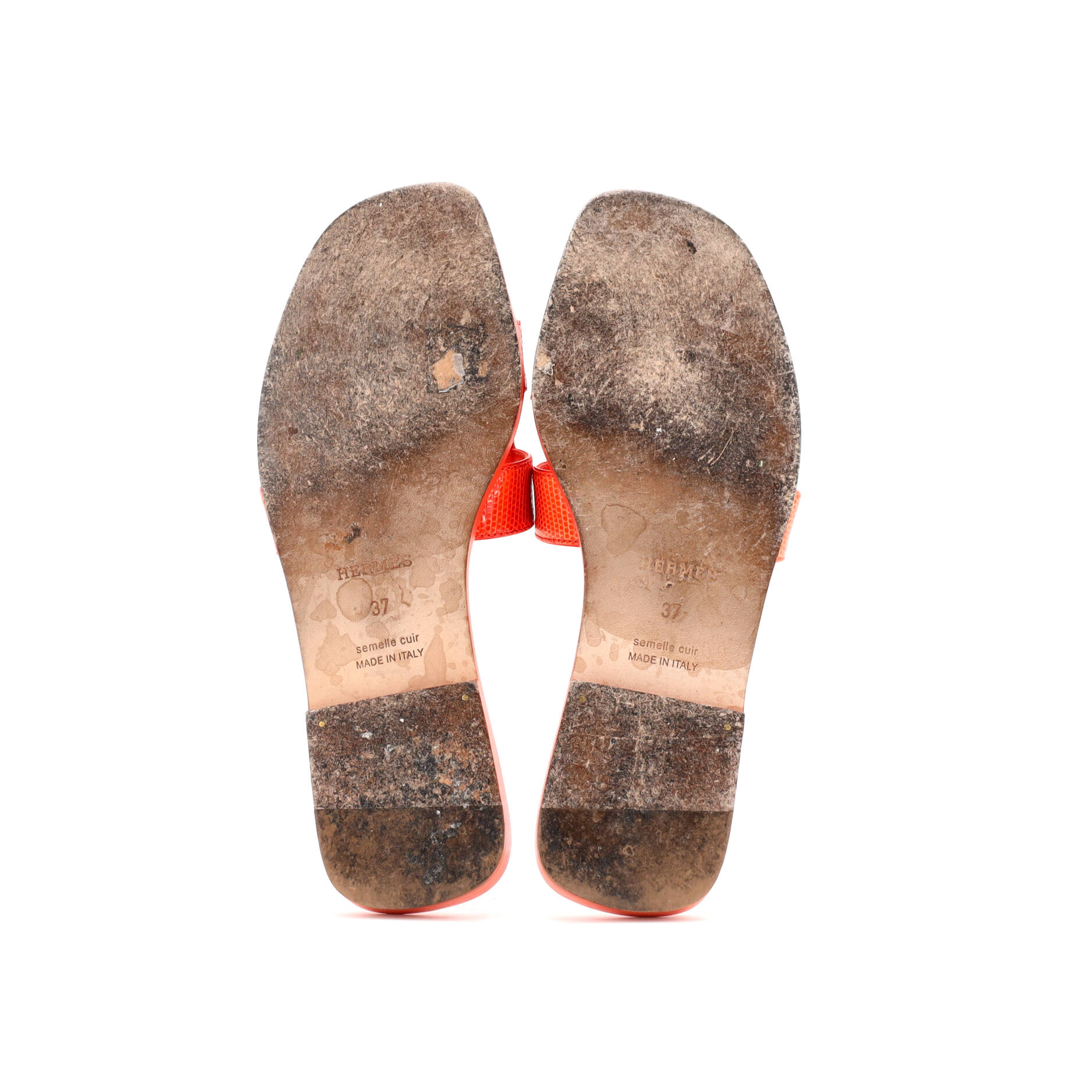 Hermes Women's Oran Sandals Lizard