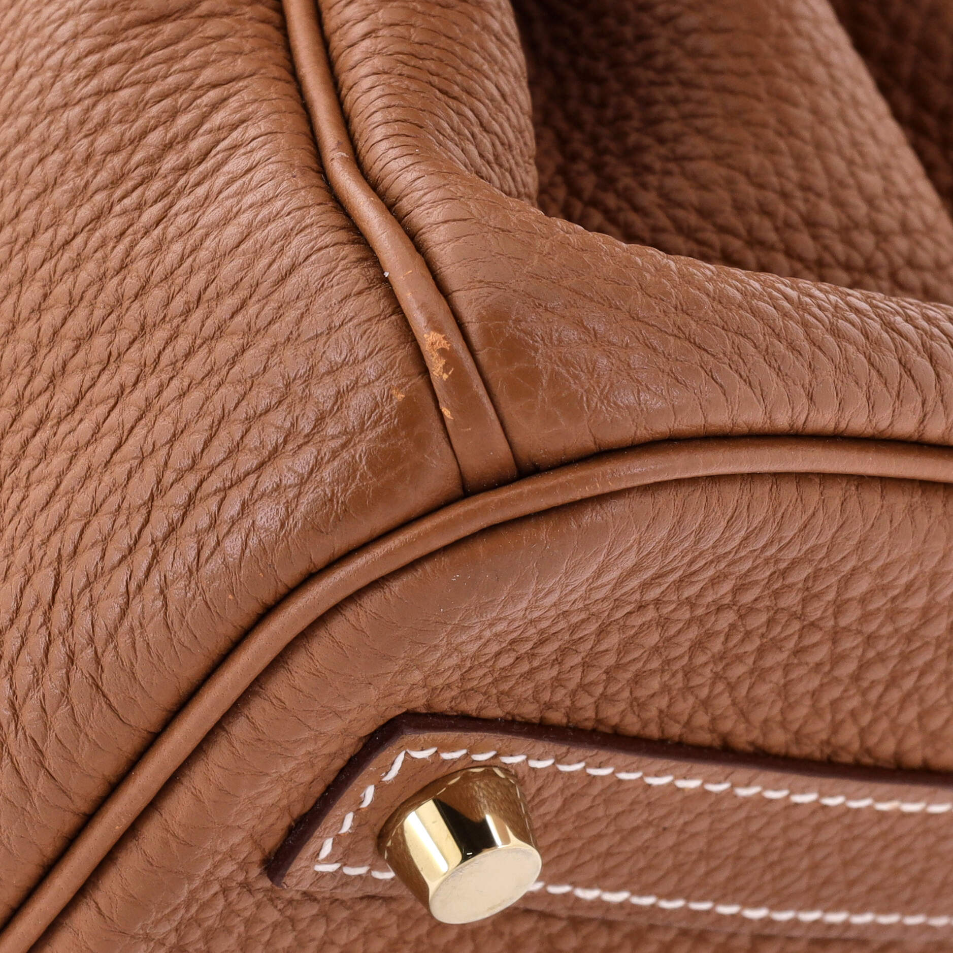 Hermes Birkin Handbag Brown Togo with Gold Hardware 30