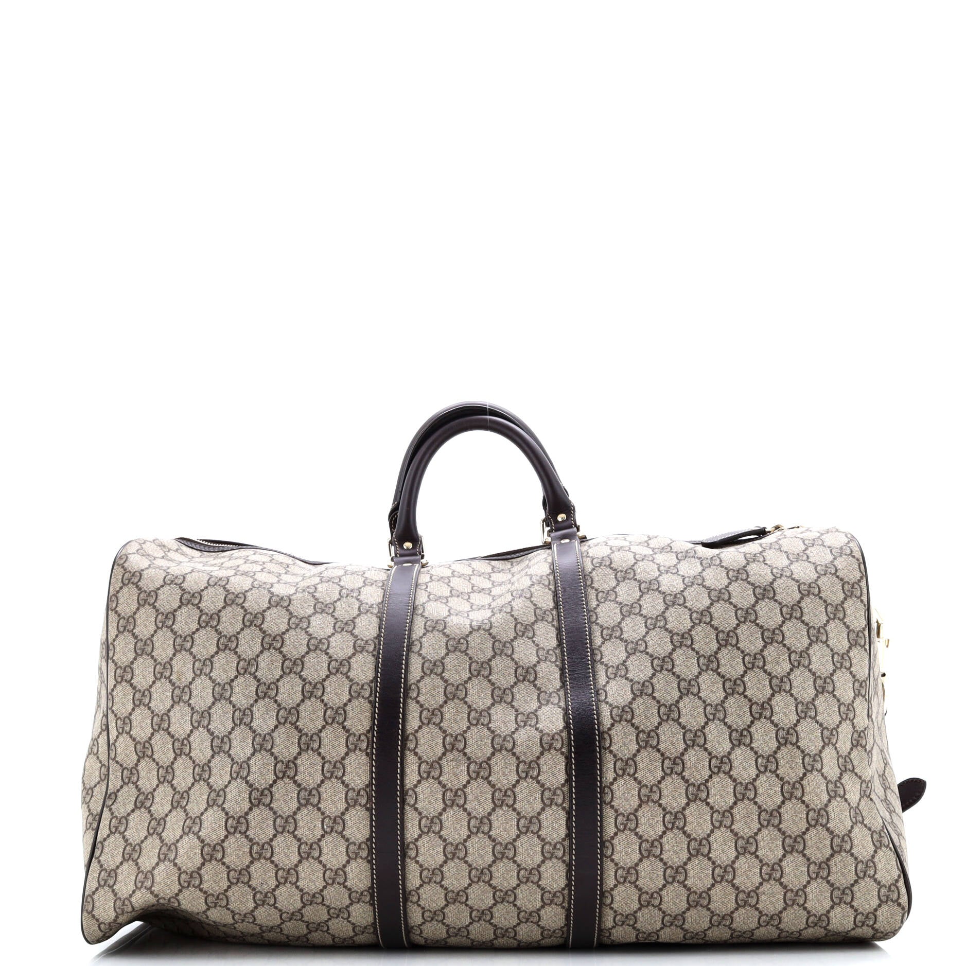 Gucci Carry On Convertible Duffle Bag GG Coated Canvas Medium