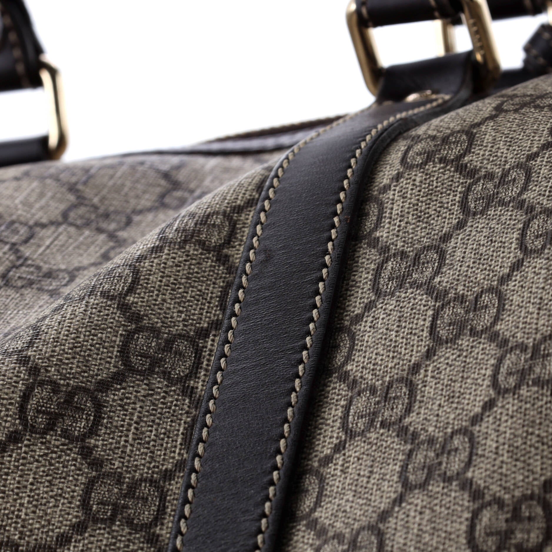Gucci Carry On Convertible Duffle Bag GG Coated Canvas Medium