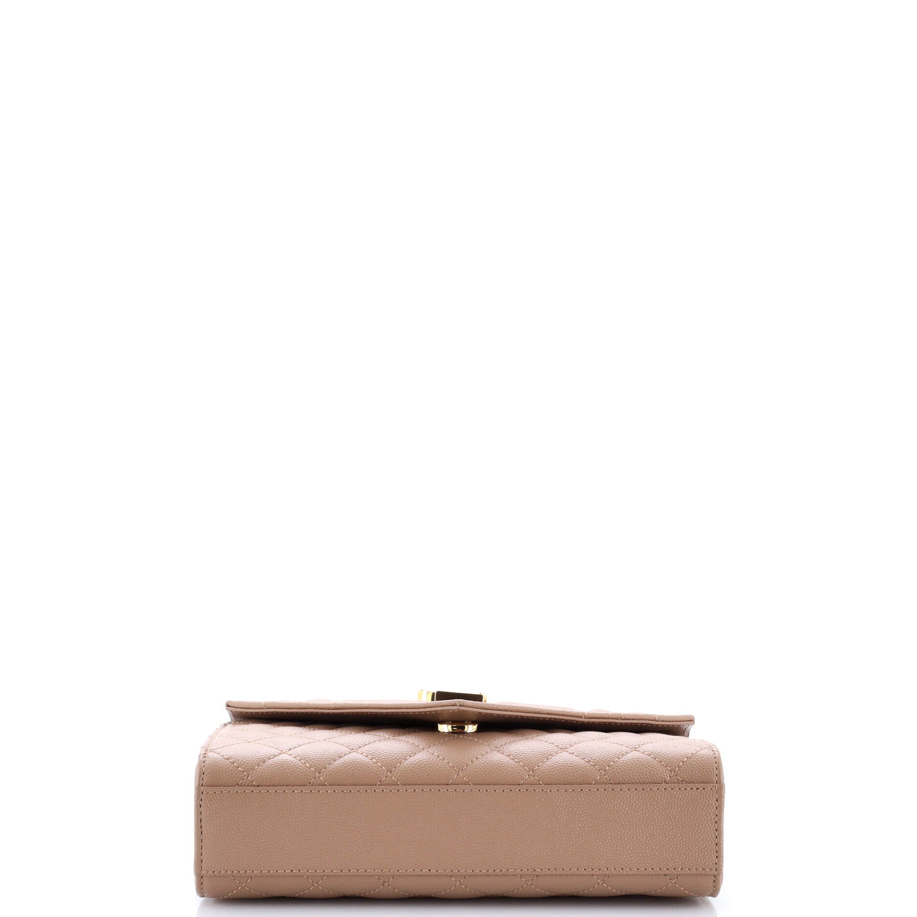 Saint Laurent Classic Monogram Envelope Satchel Mixed Matelasse Leather Small