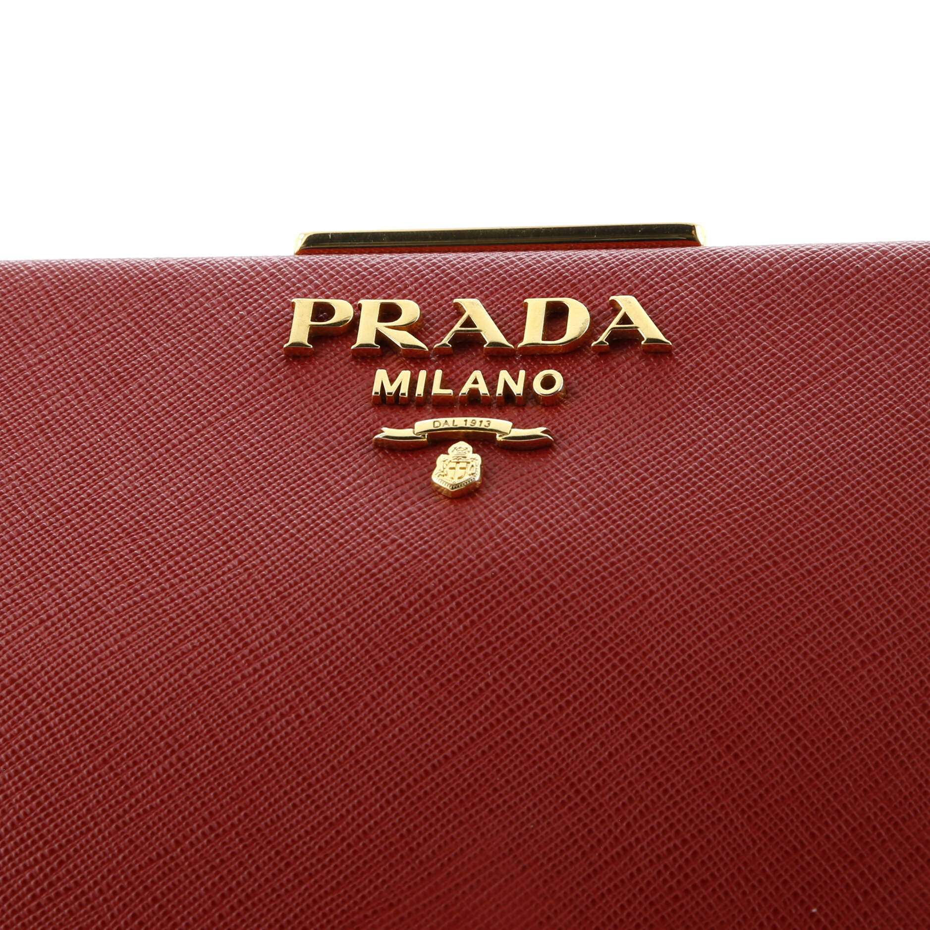 Prada Light Frame Shoulder Bag Saffiano Leather Small