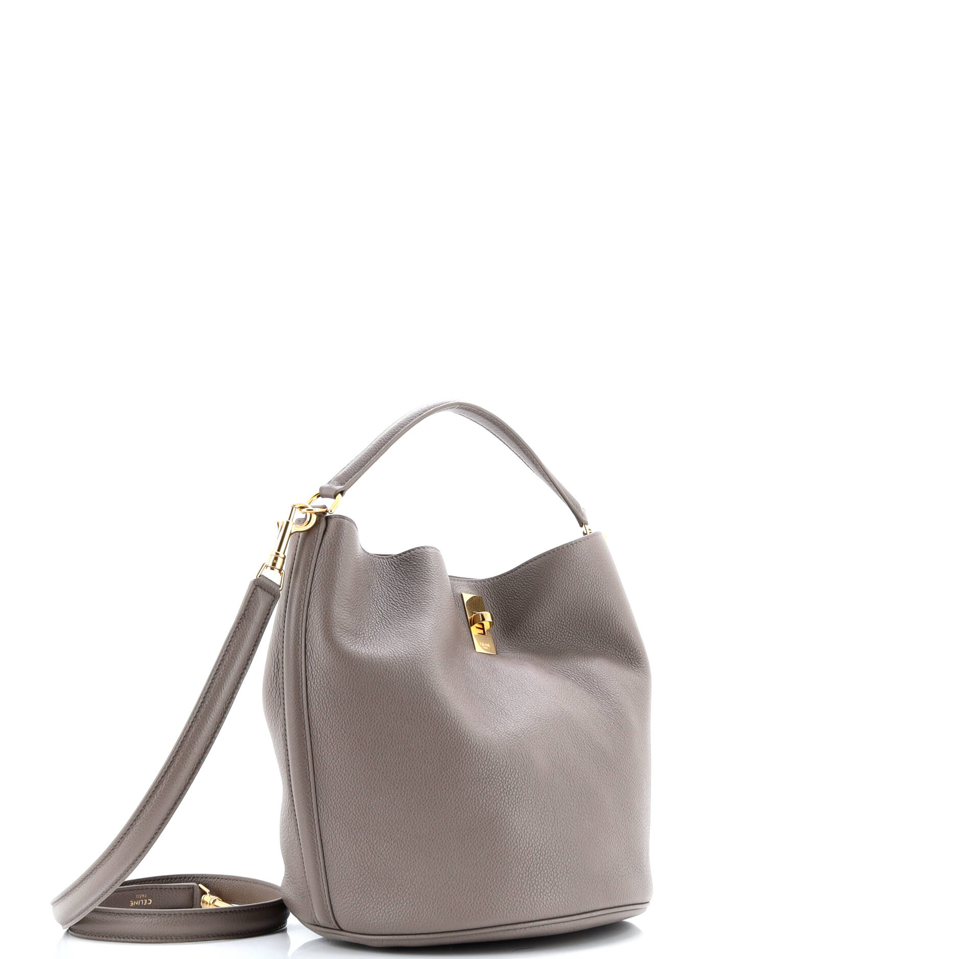 Celine Bucket 16 Bag Leather