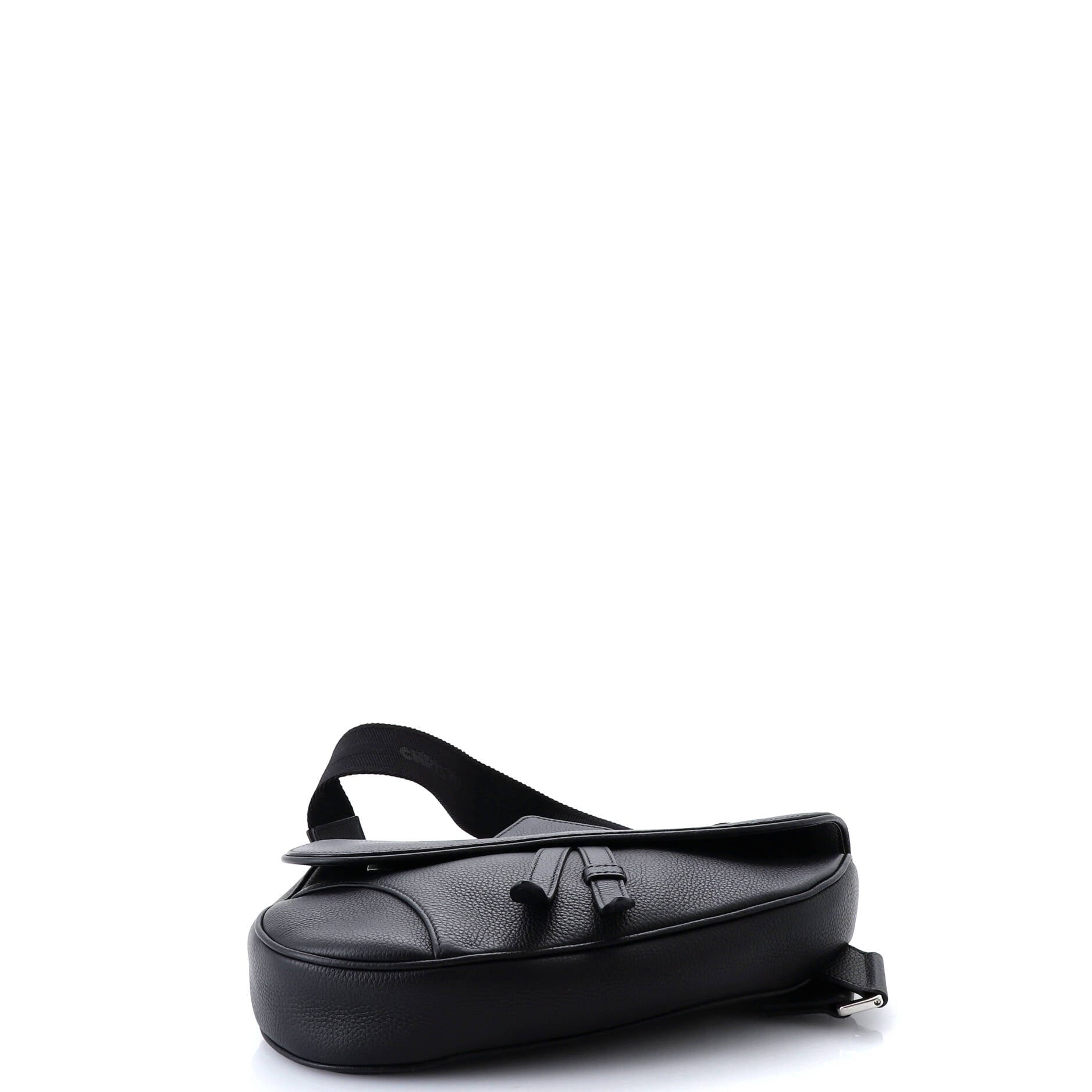 Christian Dior Saddle Crossbody Bag Leather