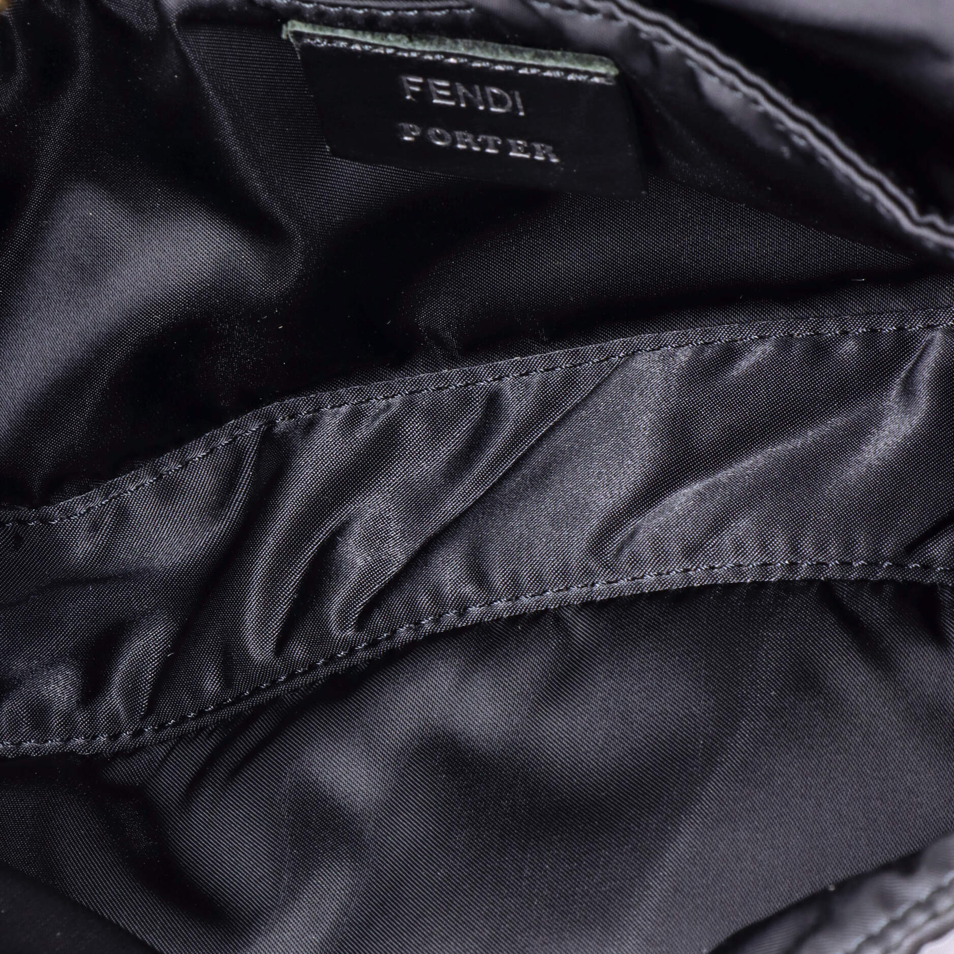 Fendi Porter Baguette Bag Nylon Medium