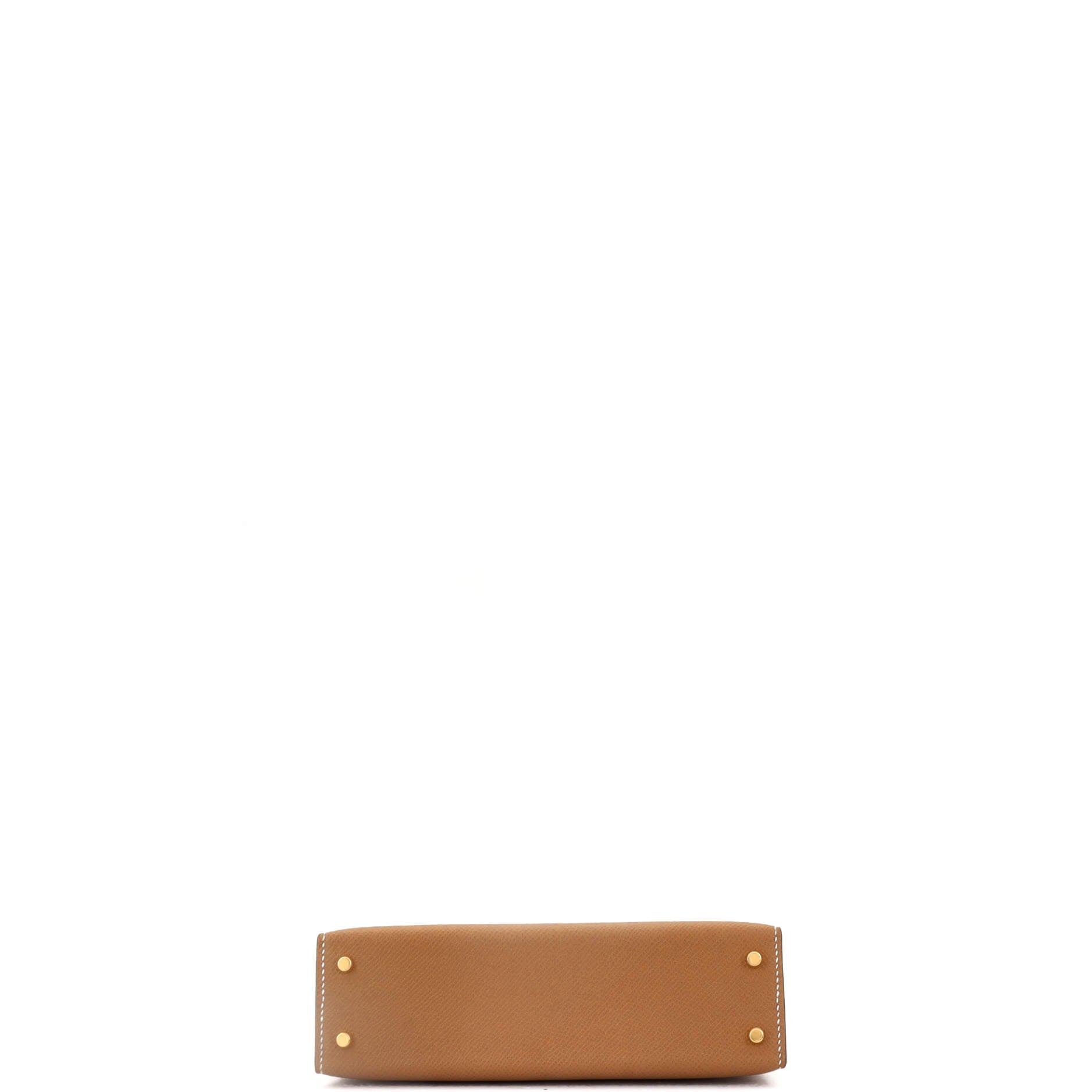 Hermes Kelly Mini II Bag Brown Epsom with Gold Hardware 20