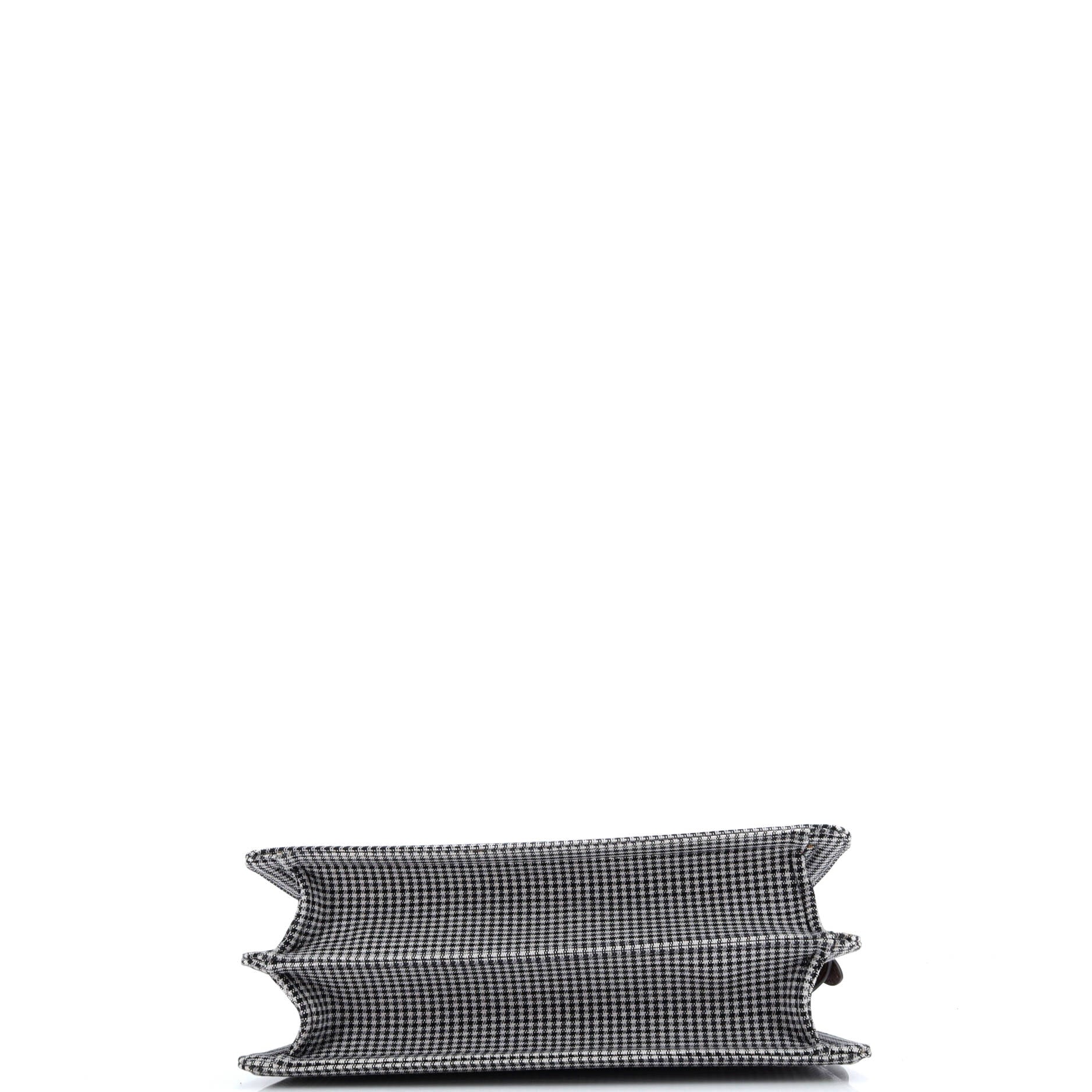 Fendi Peekaboo ISeeU Bag Houndstooth Wool Medium
