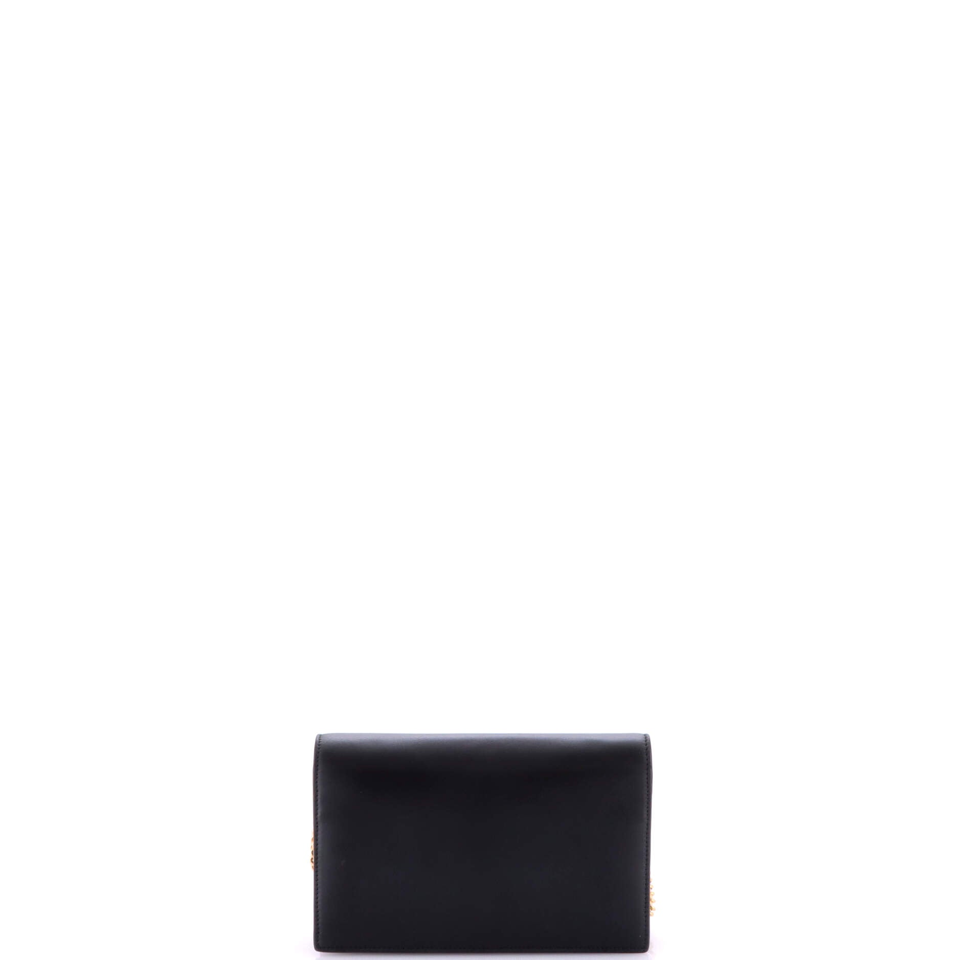 Saint Laurent Classic Monogram Tassel Crossbody Bag Leather Small