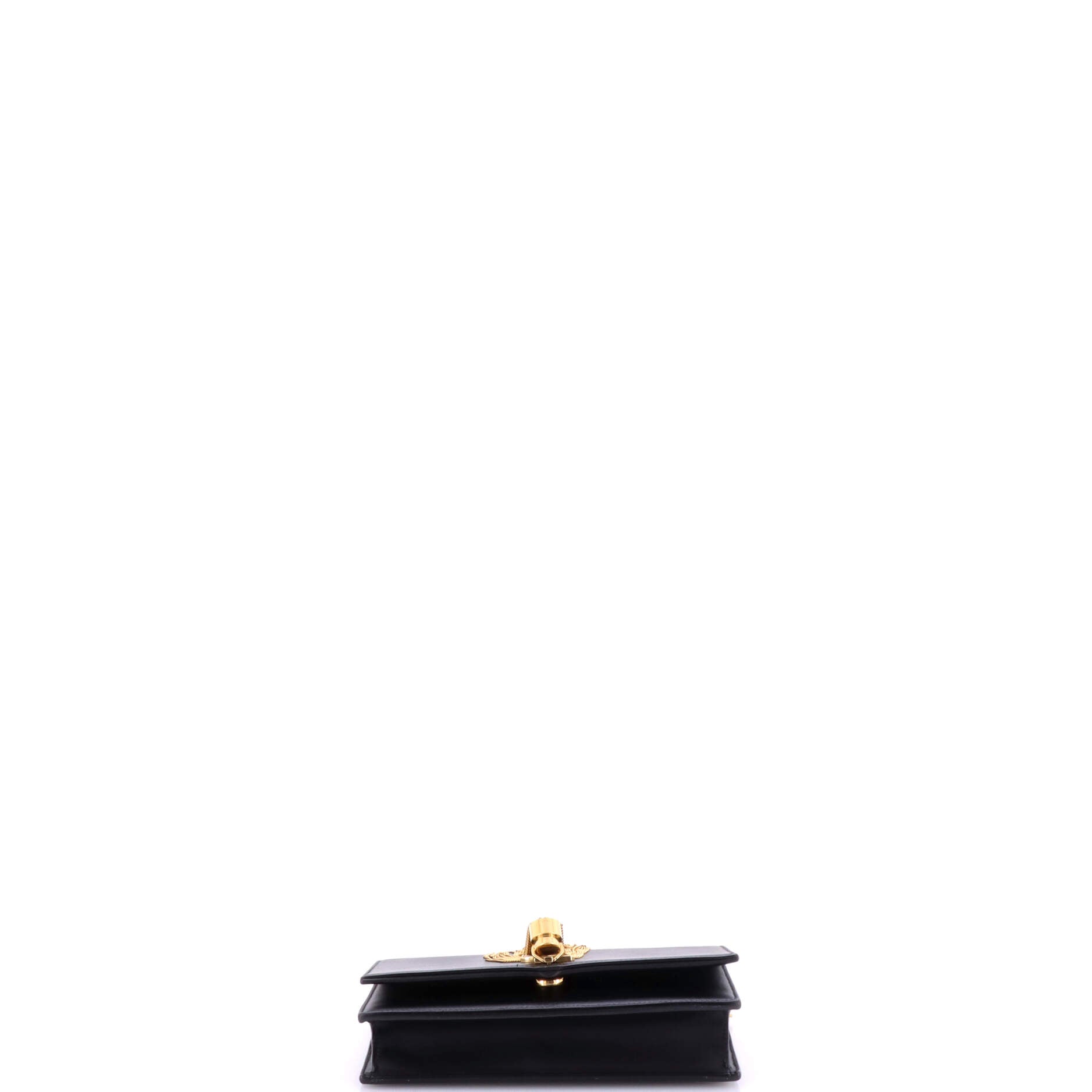Saint Laurent Classic Monogram Tassel Crossbody Bag Leather Small