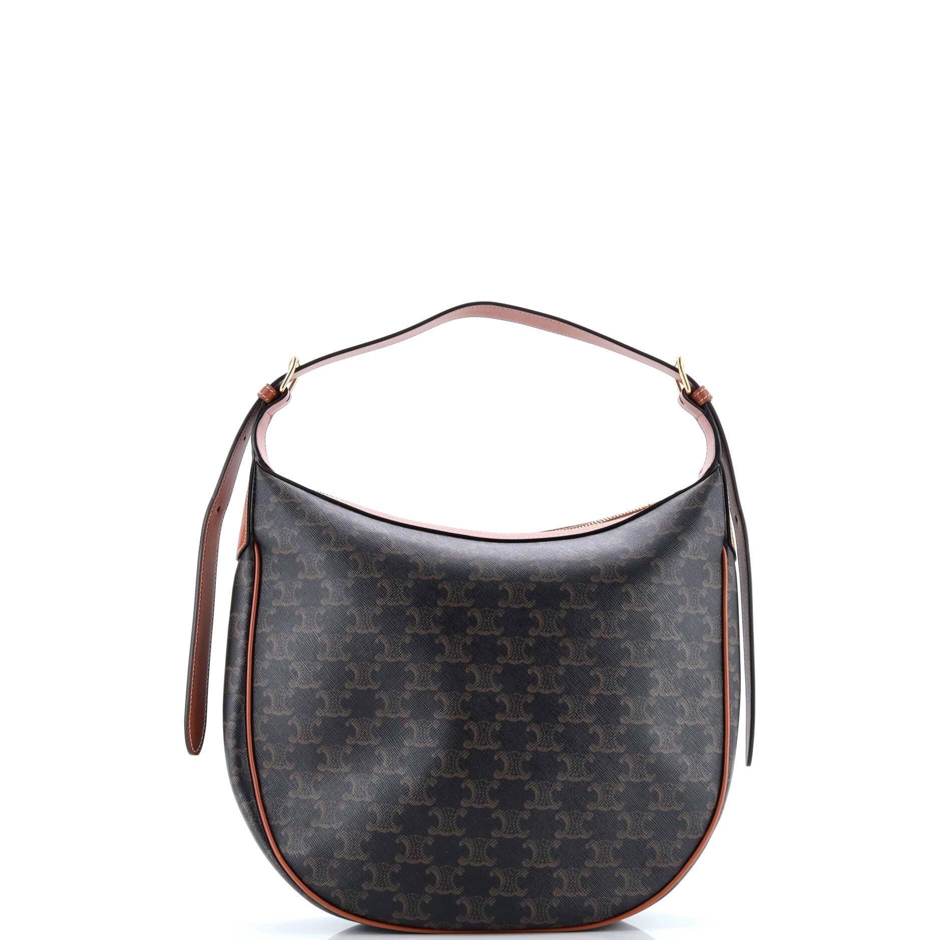 Celine Heloise Bag Triomphe Coated Canvas Medium