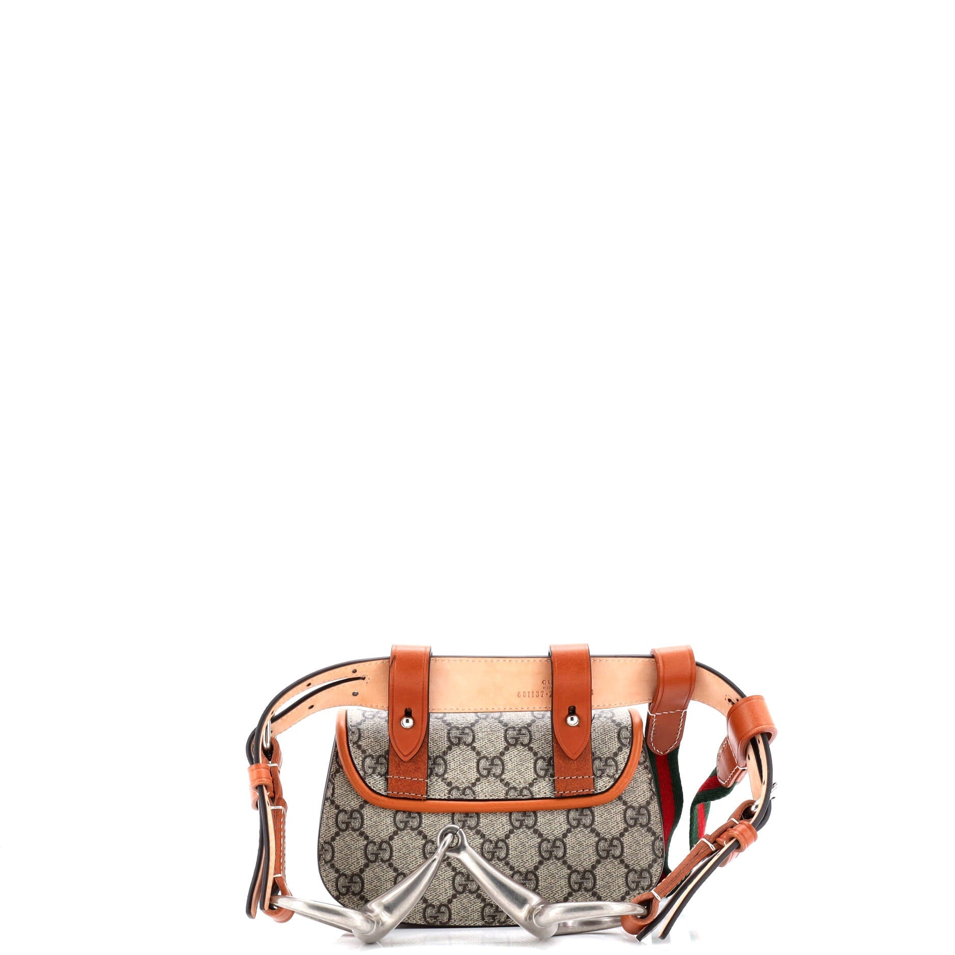 Gucci Bamboo 1947 Belt Bag GG Coated Canvas Mini