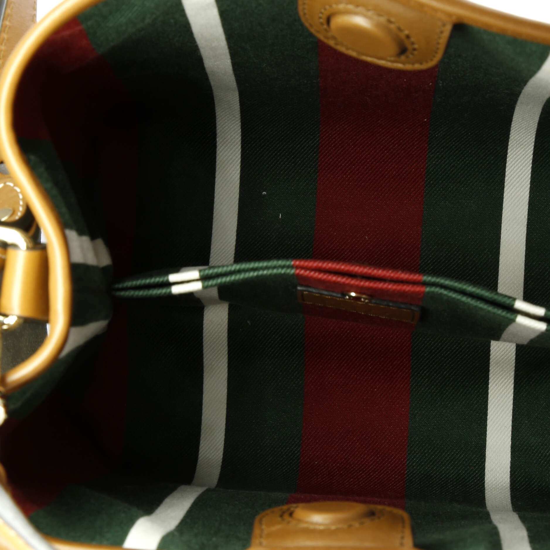 Gucci GG Emblem Bucket Bag GG Coated Canvas Small