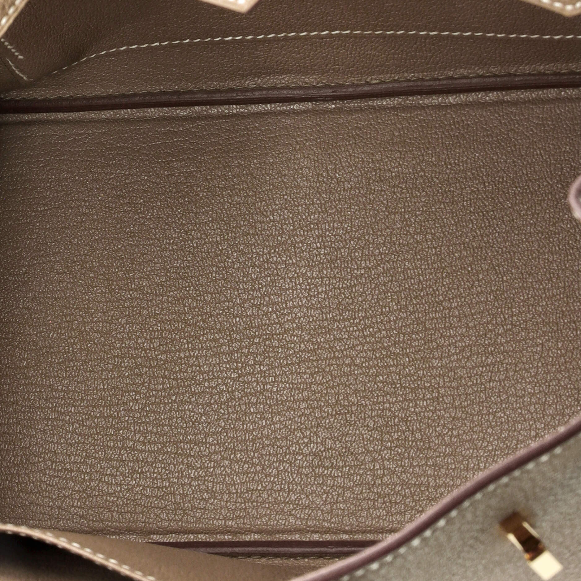 Hermes Birkin Handbag Grey Togo with Gold Hardware 25