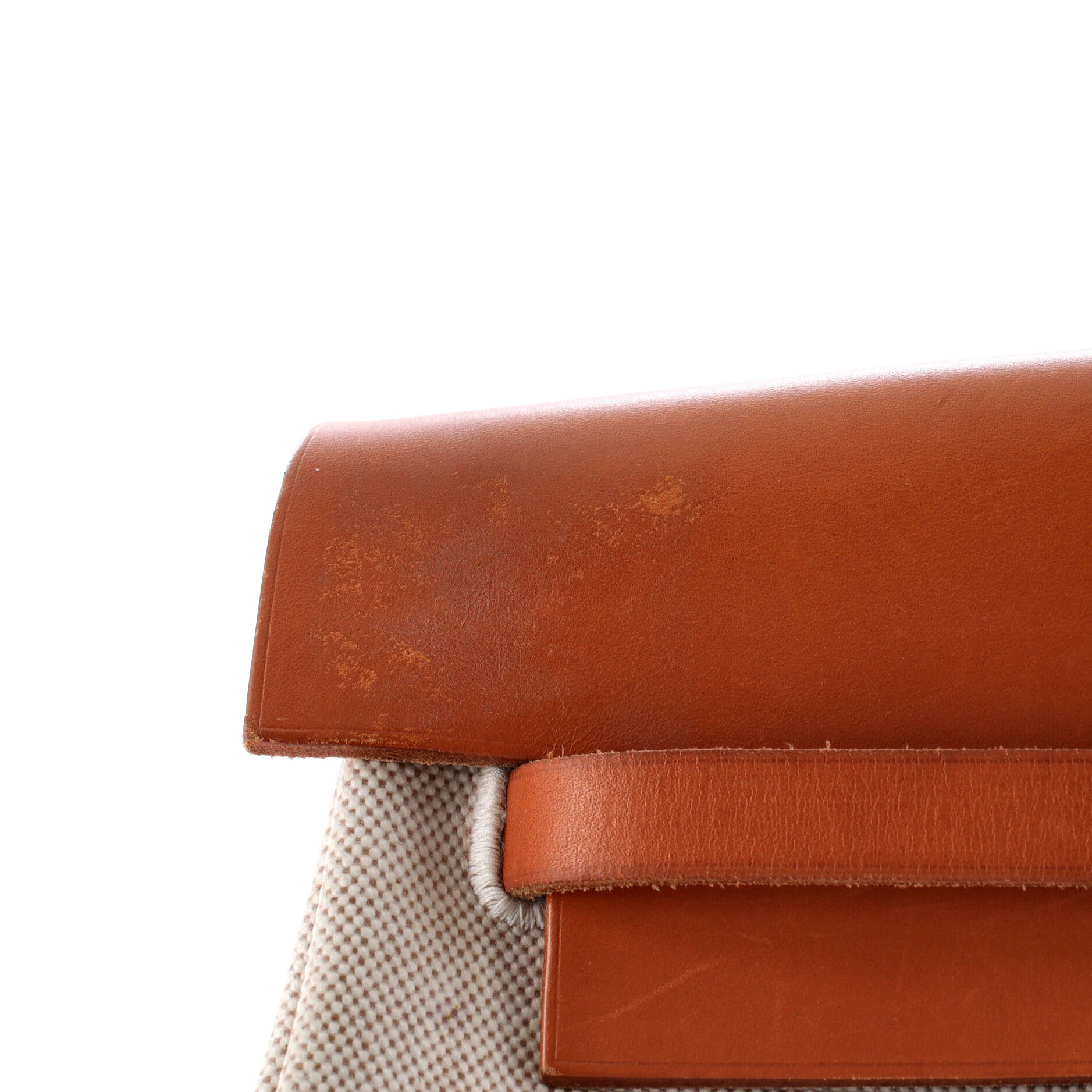 Hermes Herbag Toile and Leather MM