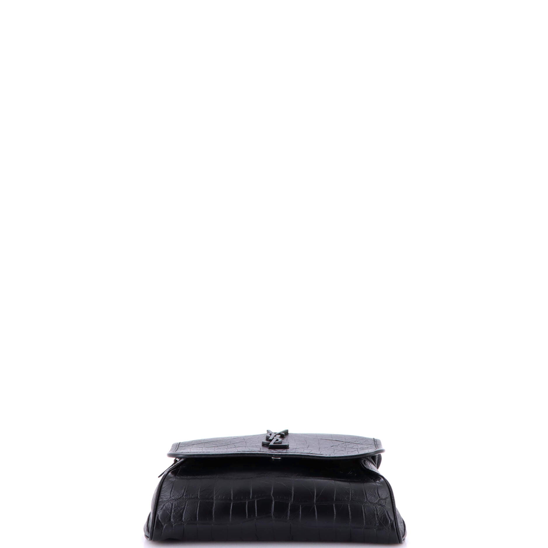 Saint Laurent Niki Body Bag Crocodile Embossed Leather