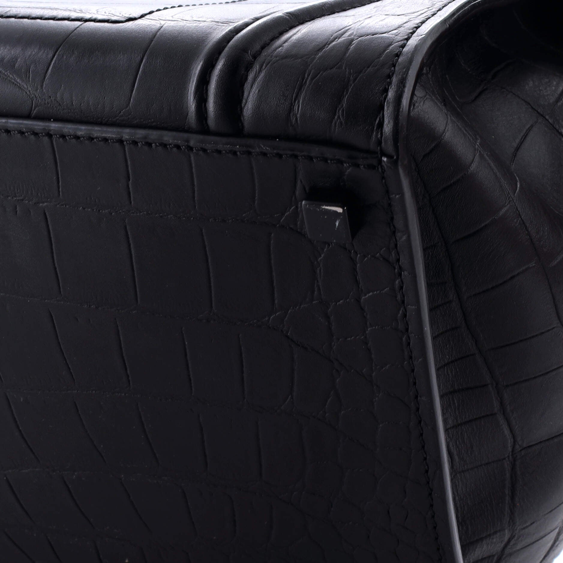Celine Phantom Bag Crocodile Embossed Leather Medium