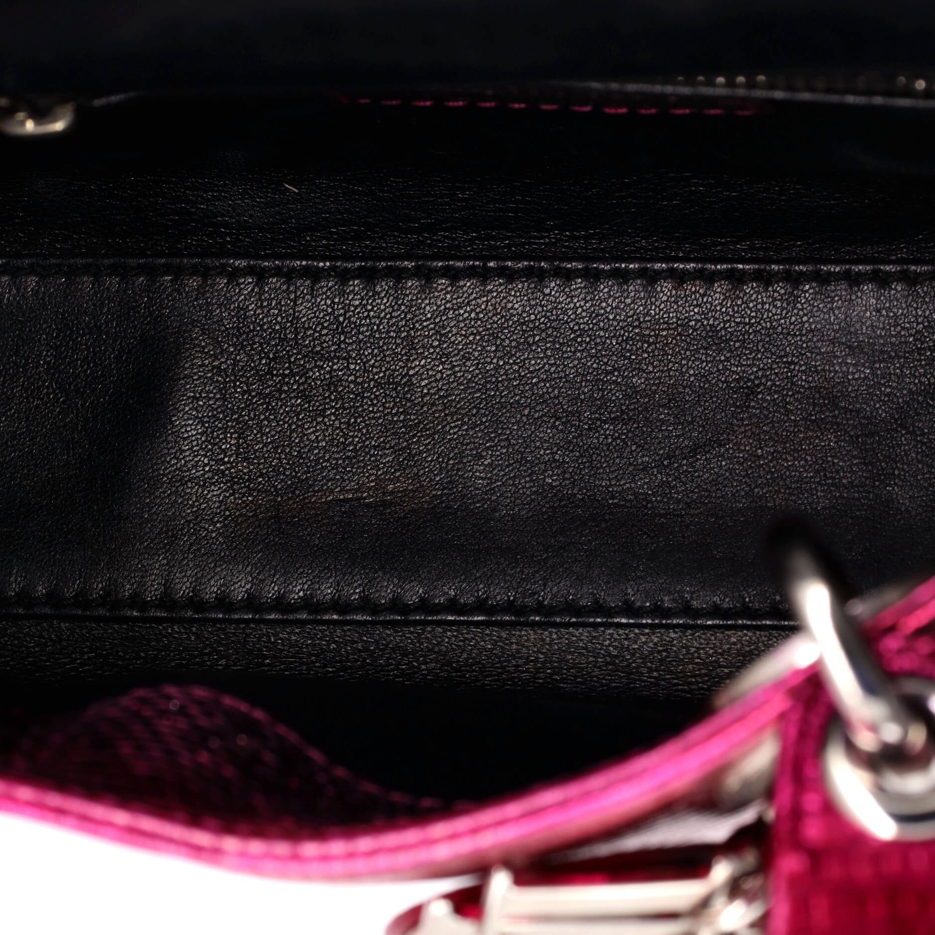 Christian Dior Lady Dior Bag Lizard Mini