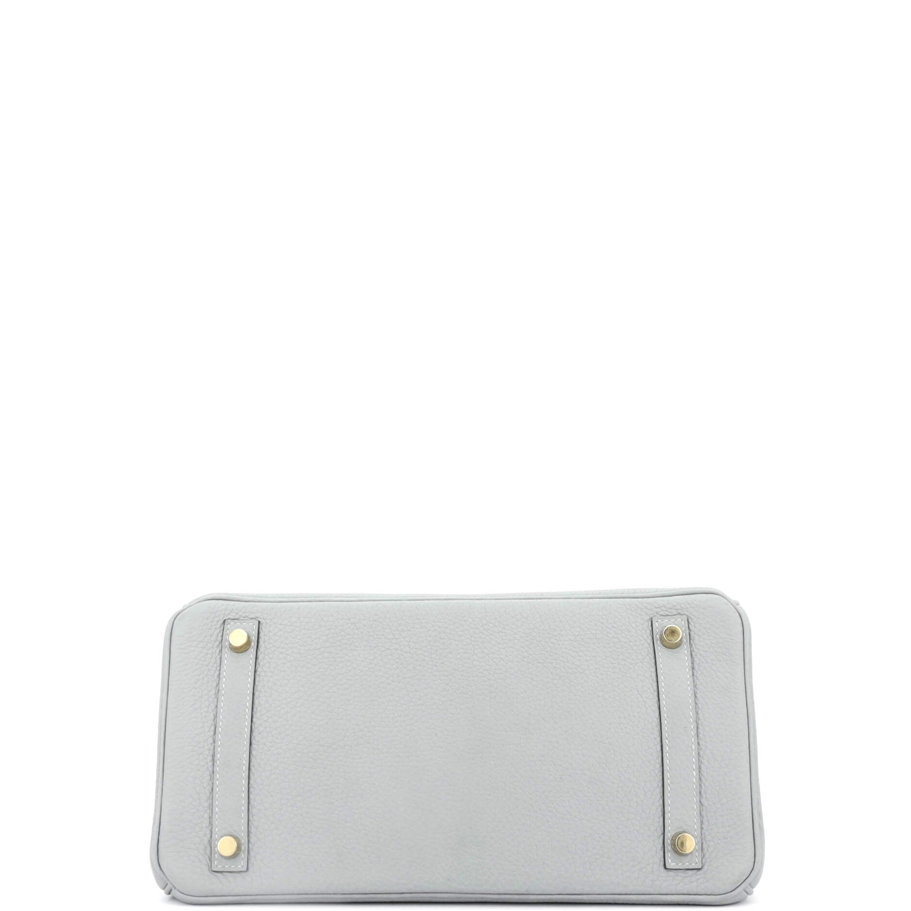 Hermes Birkin Handbag Grey Togo with Gold Hardware 30