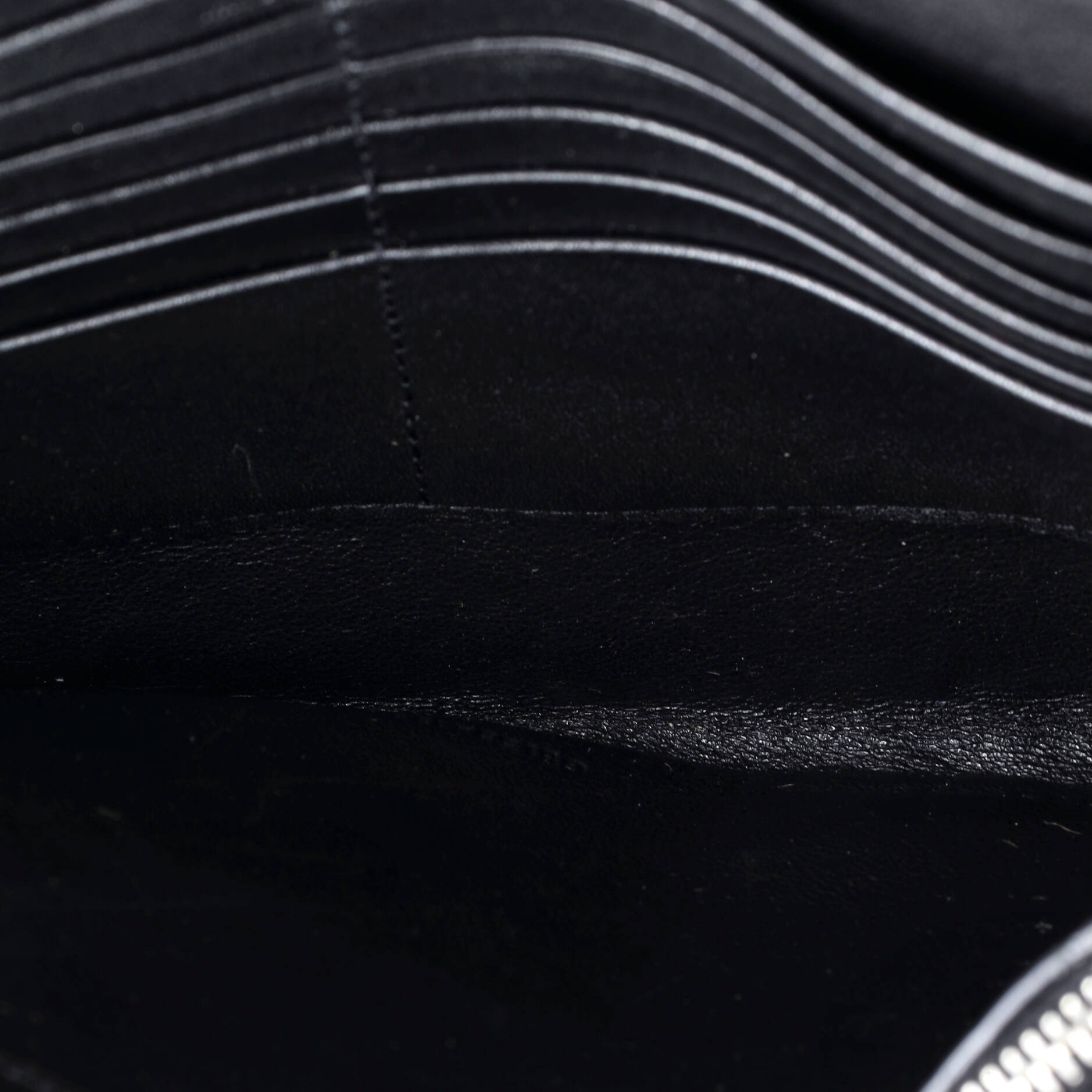 Saint Laurent Vicky Wallet on Chain Vertical Quilted Patent