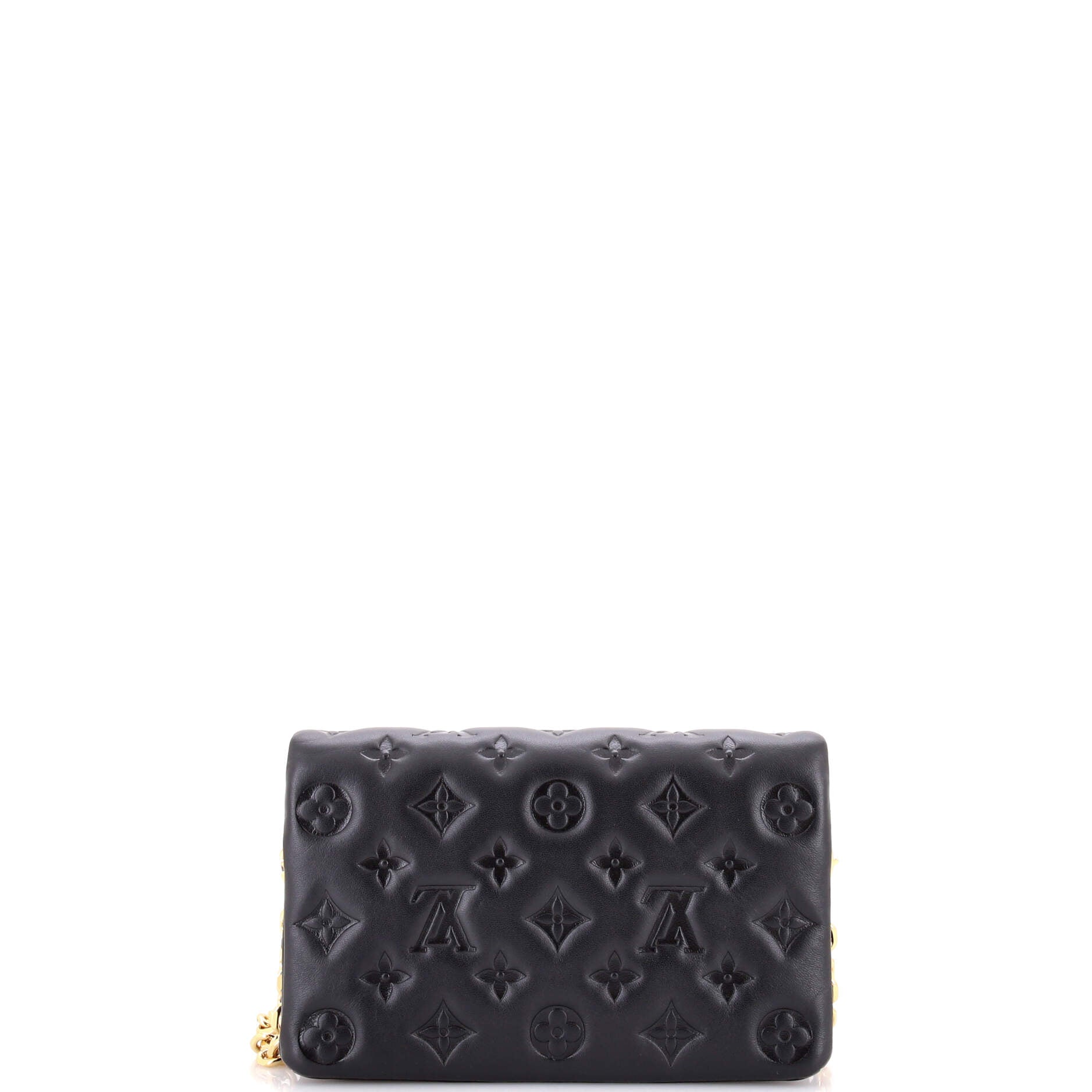 Louis Vuitton Coussin Pochette Monogram Embossed Lambskin