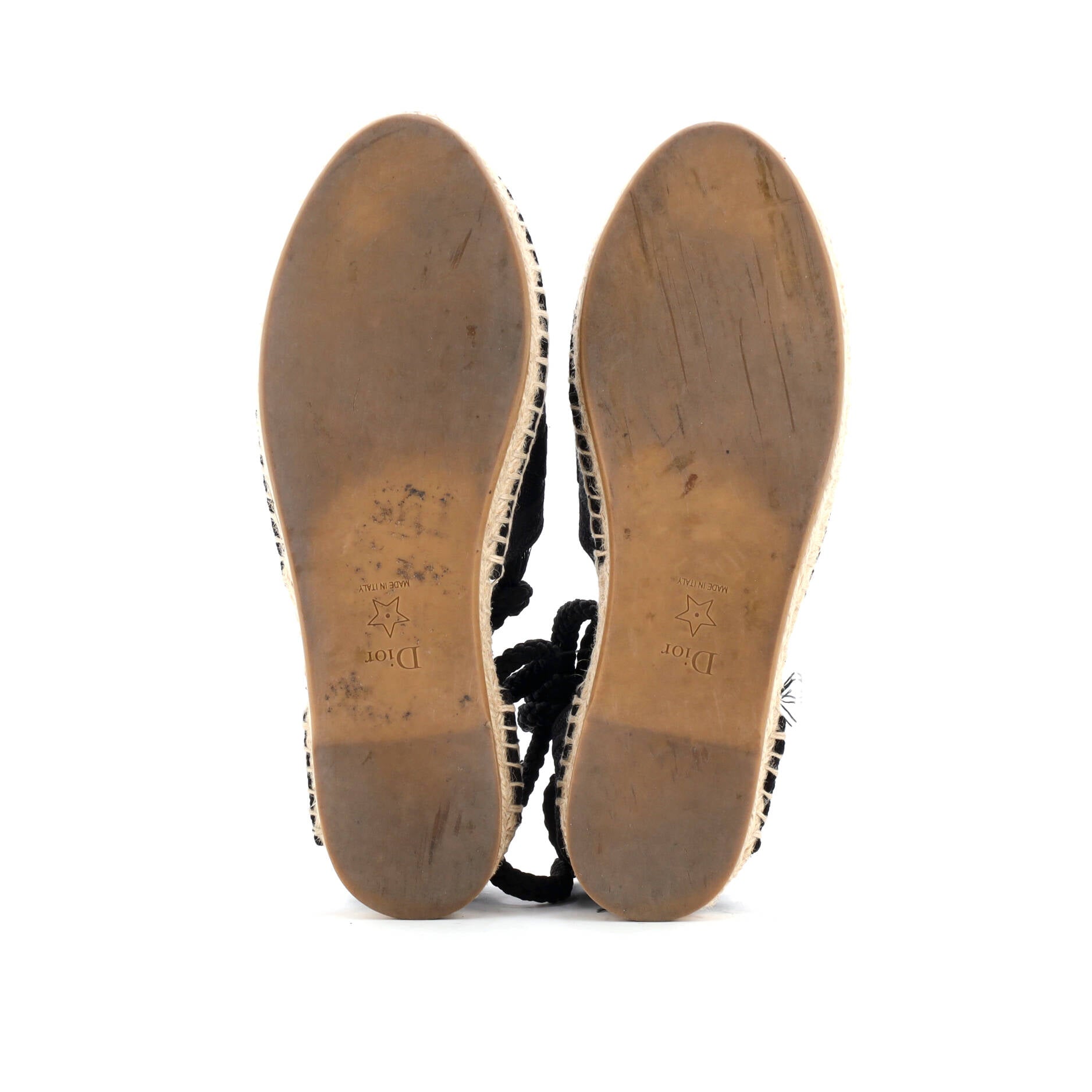 Christian Dior Women's Granville Ankle Tie Espadrilles Mesh