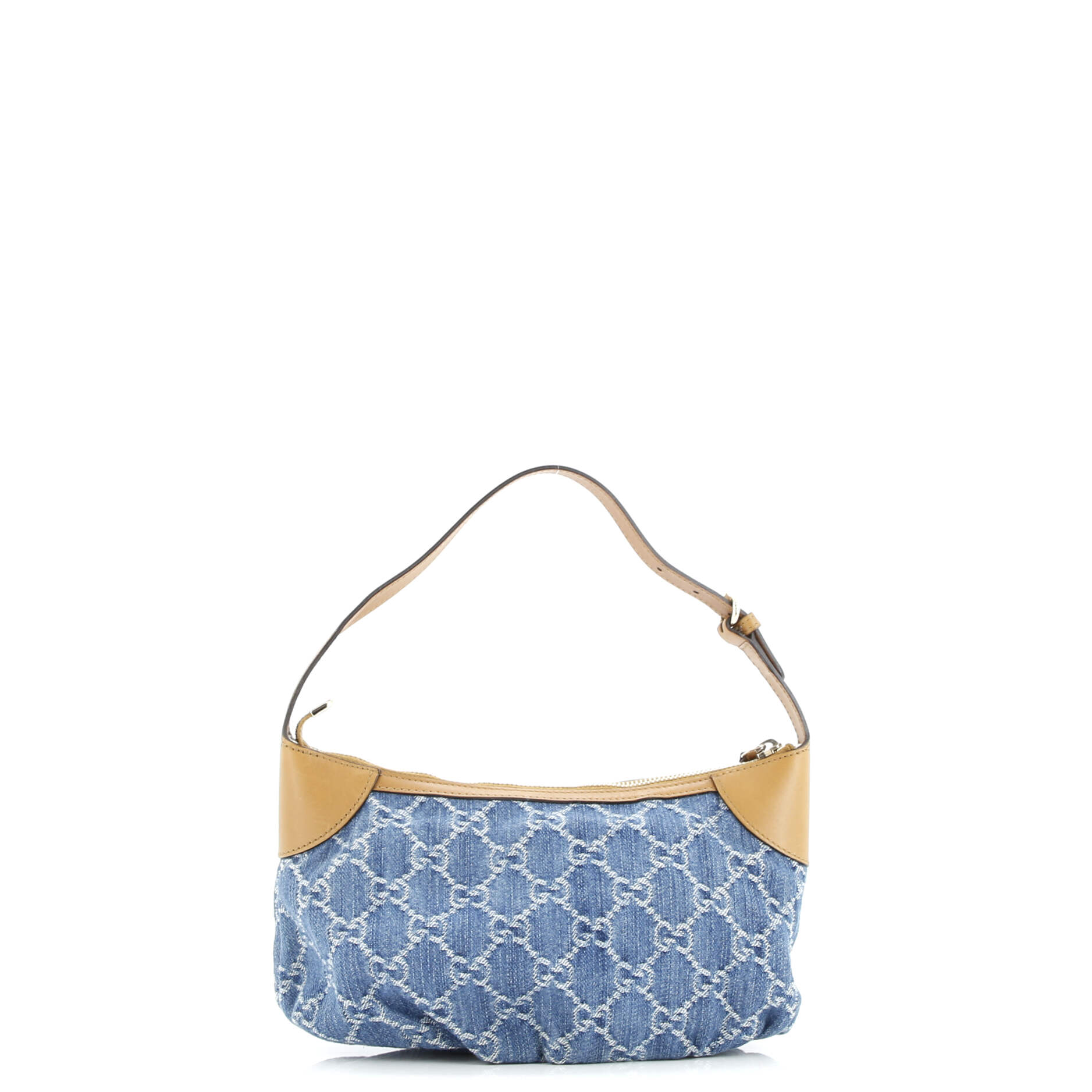 Gucci Pochette GG Denim with Leather Small