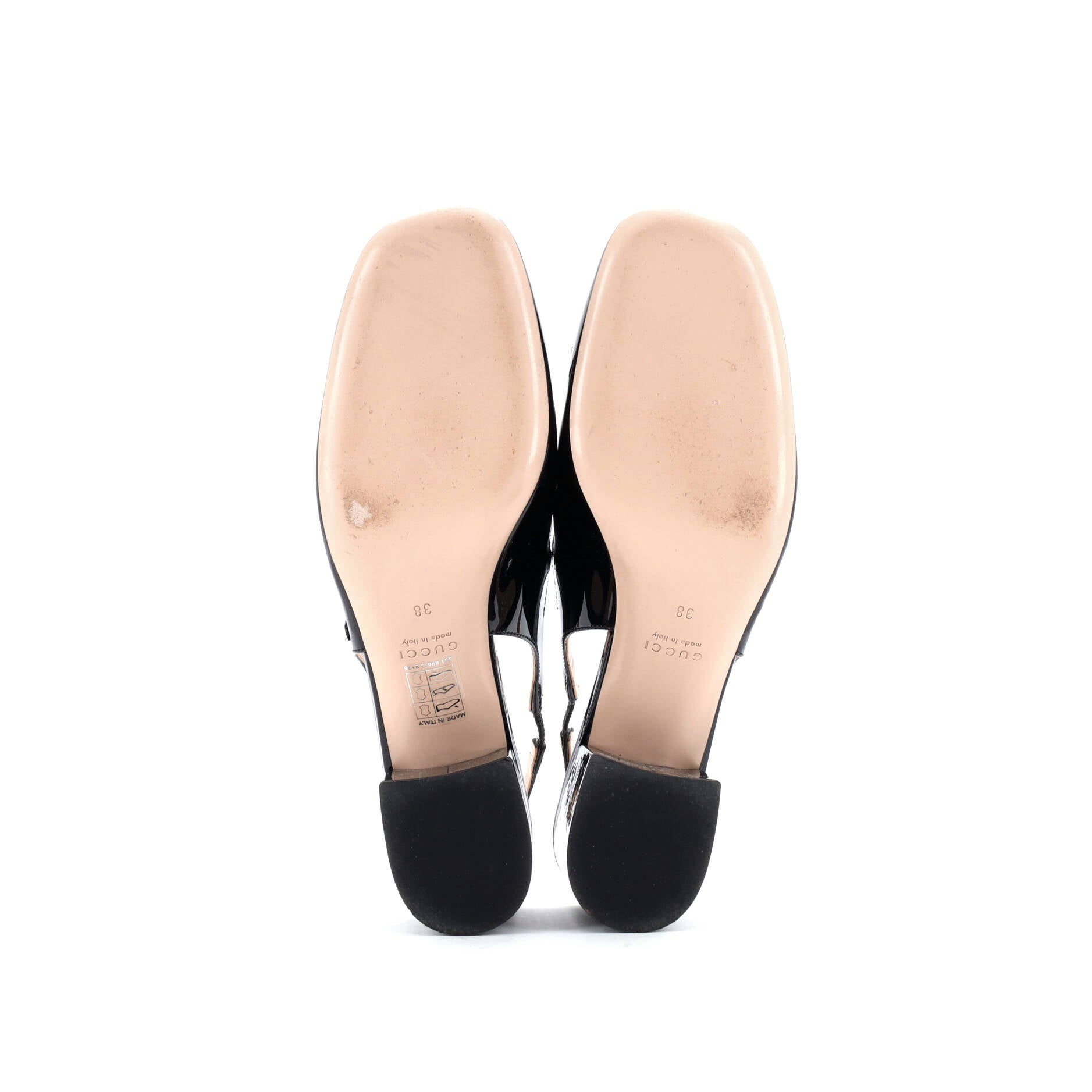 Gucci Women's Horsebit Mary Jane Slingback Pumps Patent
