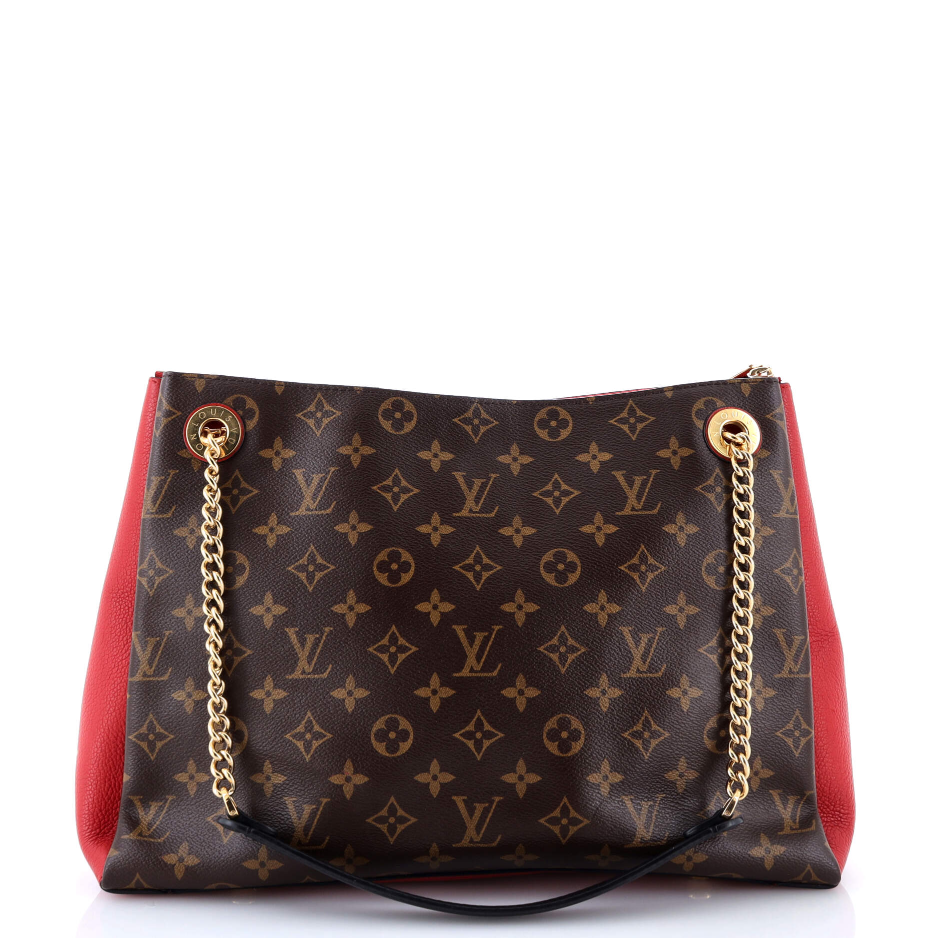 Louis Vuitton Surene Handbag Monogram Canvas with Leather MM