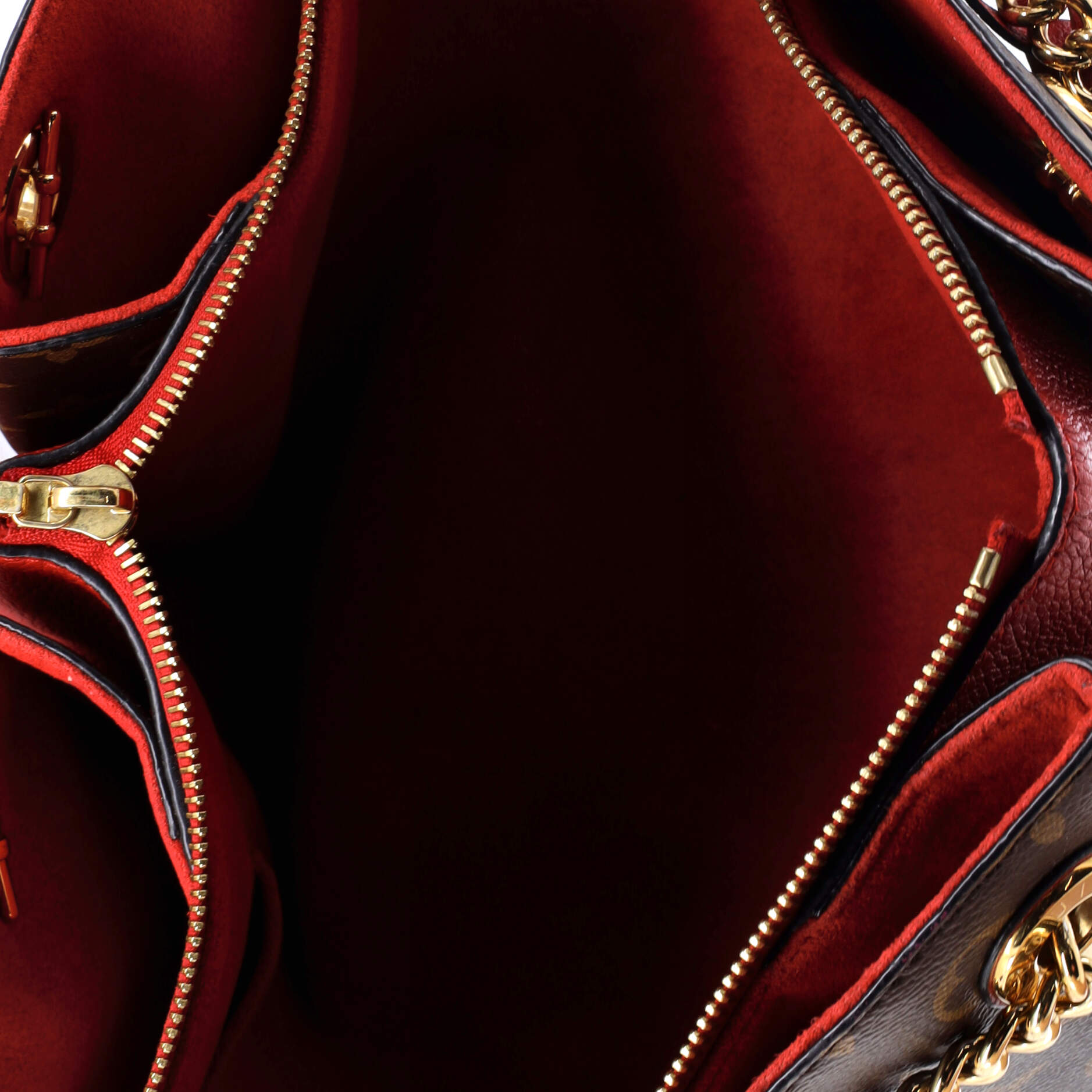 Louis Vuitton Surene Handbag Monogram Canvas with Leather MM