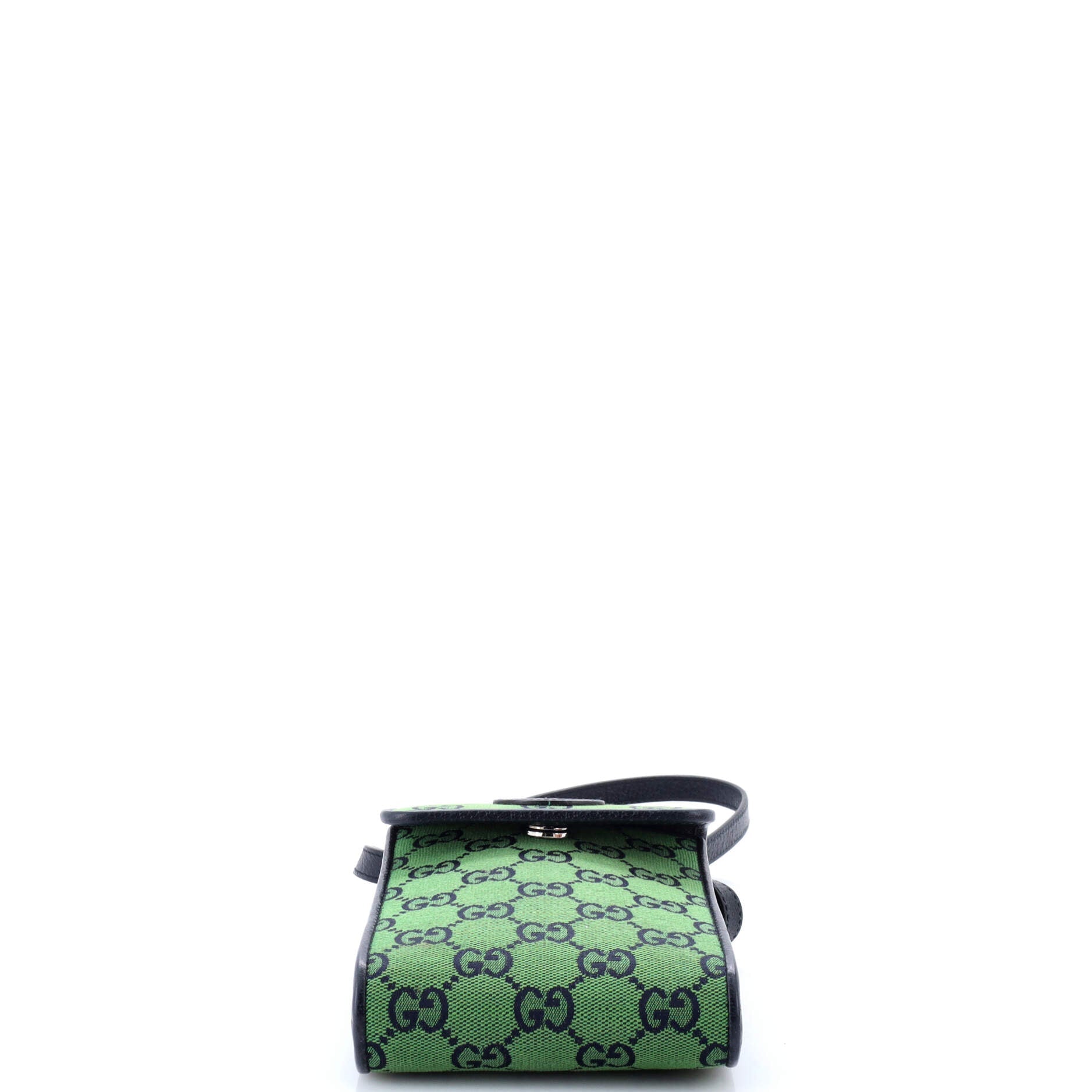Gucci Phone Flap Crossbody Bag Multicolor GG Canvas Mini
