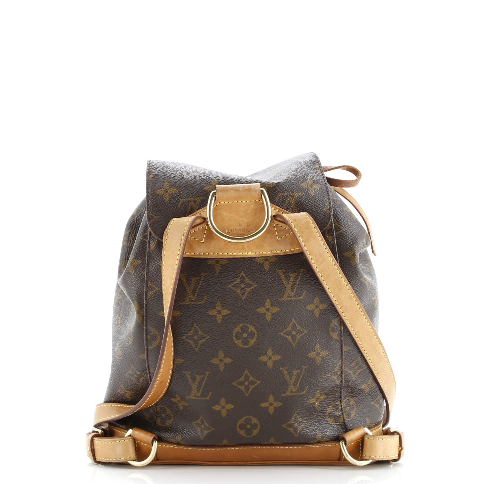 Louis Vuitton Vintage Montsouris Backpack Monogram Canvas MM