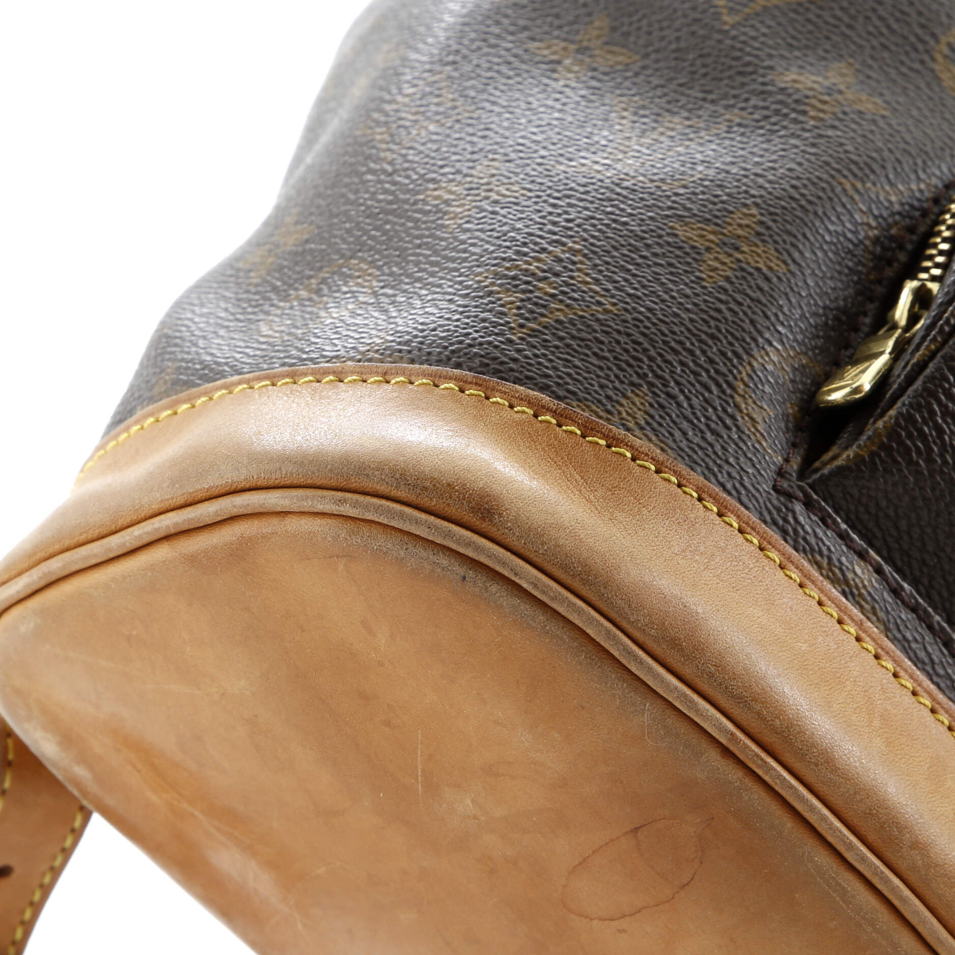 Louis Vuitton Vintage Montsouris Backpack Monogram Canvas MM